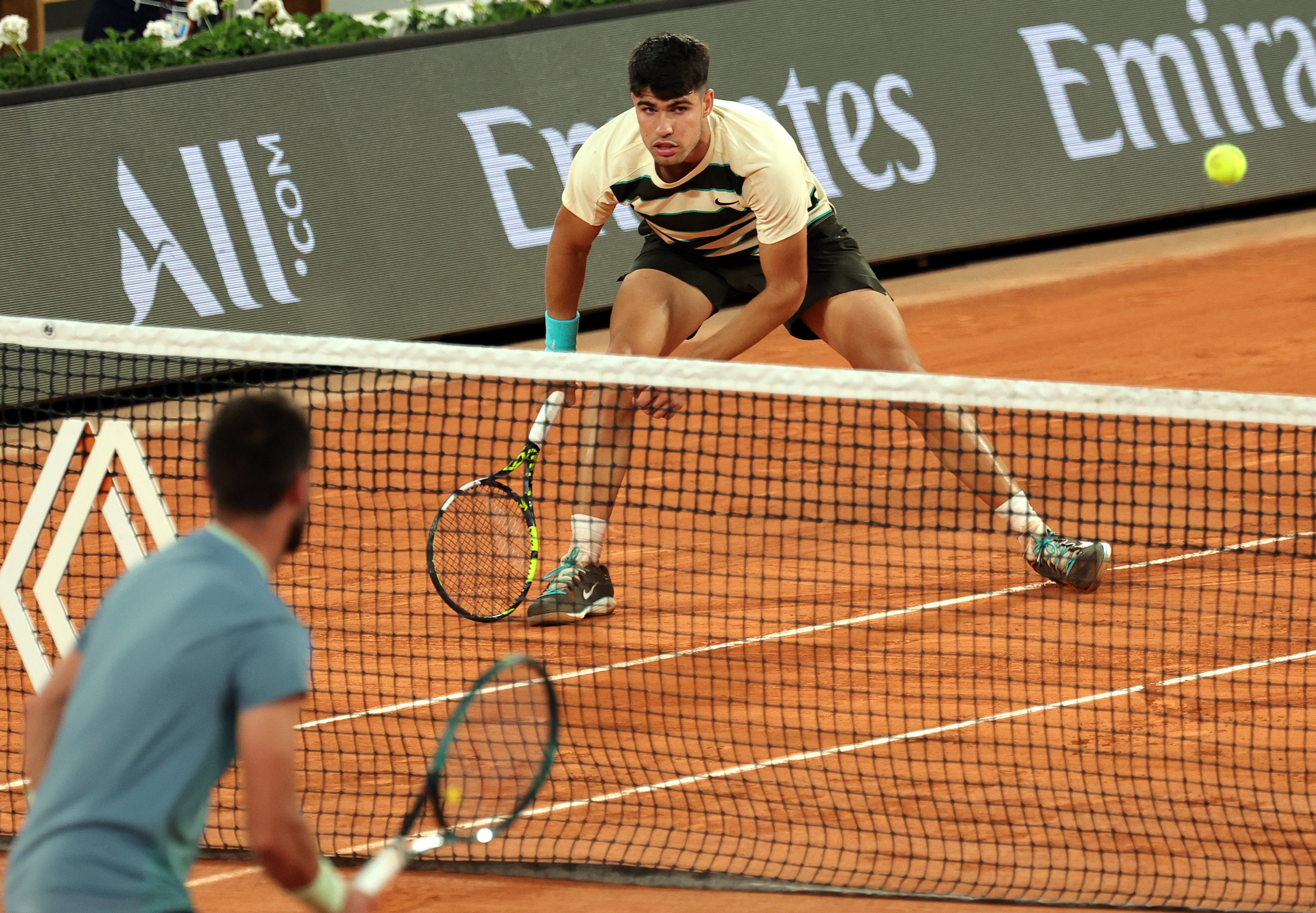 Carlos Alcaraz was made to work by Damir Dzumhur