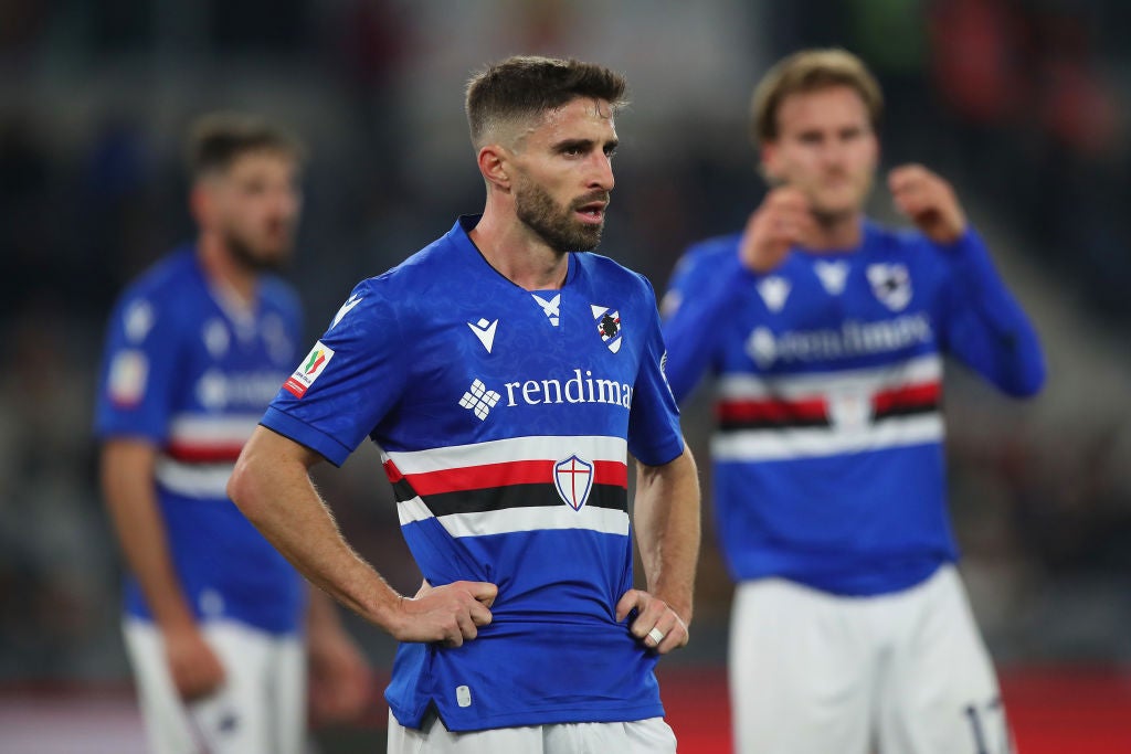 Ex-Liverpool and Sunderland striker Fabio Borini now plays for a declining Sampdoria side
