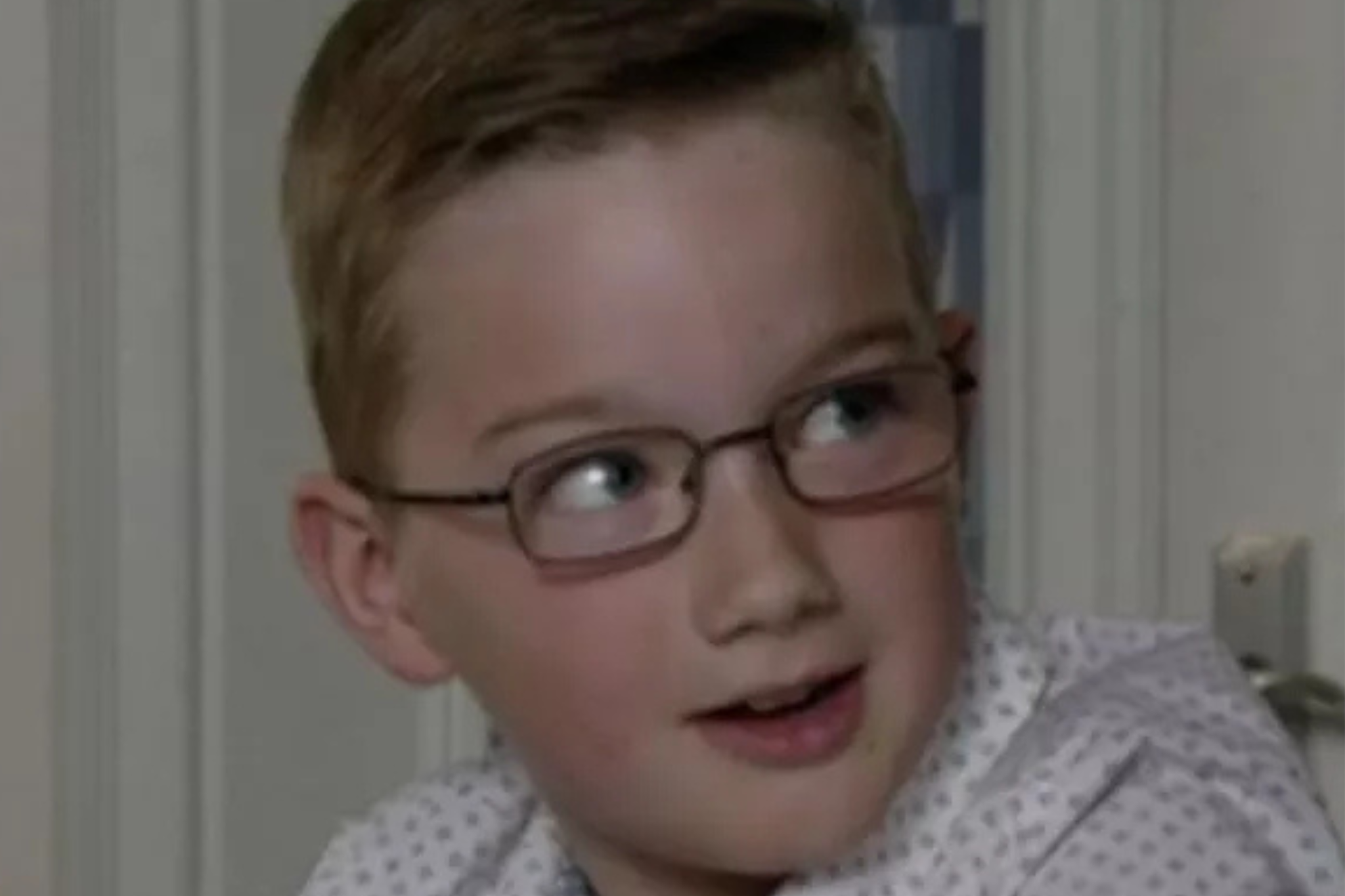 Charlee Hall as Oscar Branning in 'EastEnders'