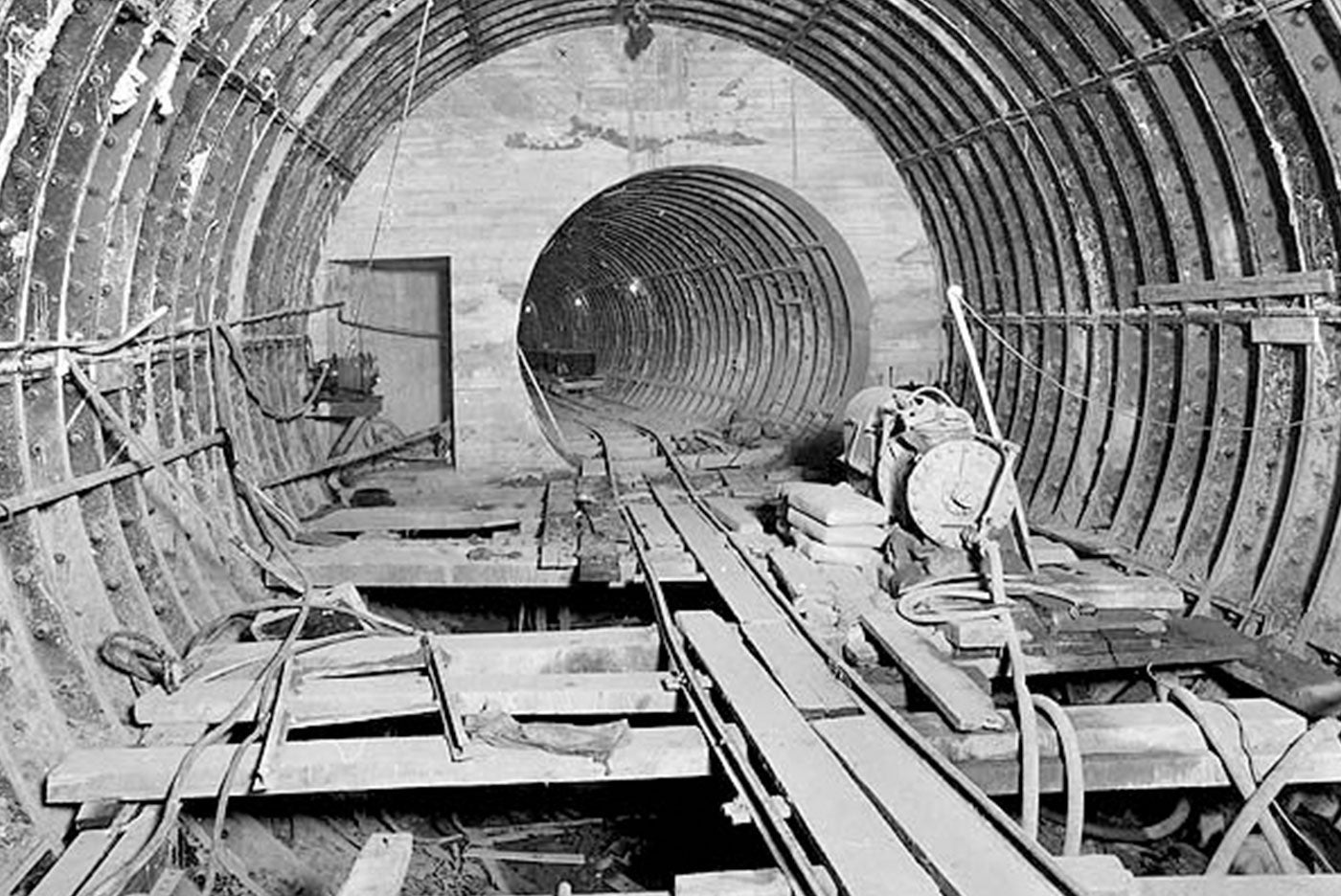 The tunnels were intially constructed to shelter civillians during the Blitz