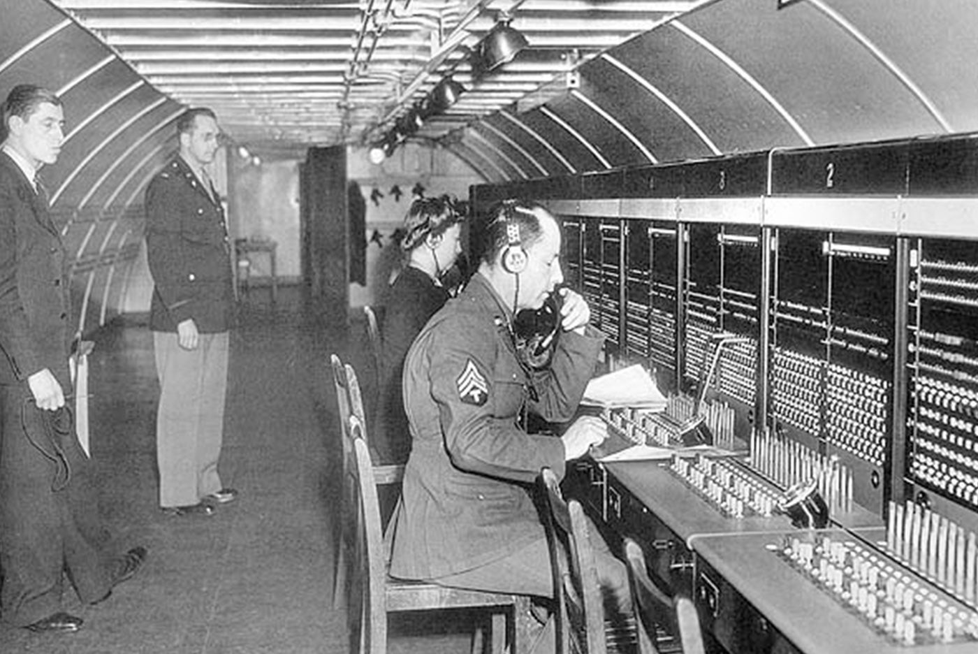 The tunnels were used by military intelligence throughout World War II and the Cold War