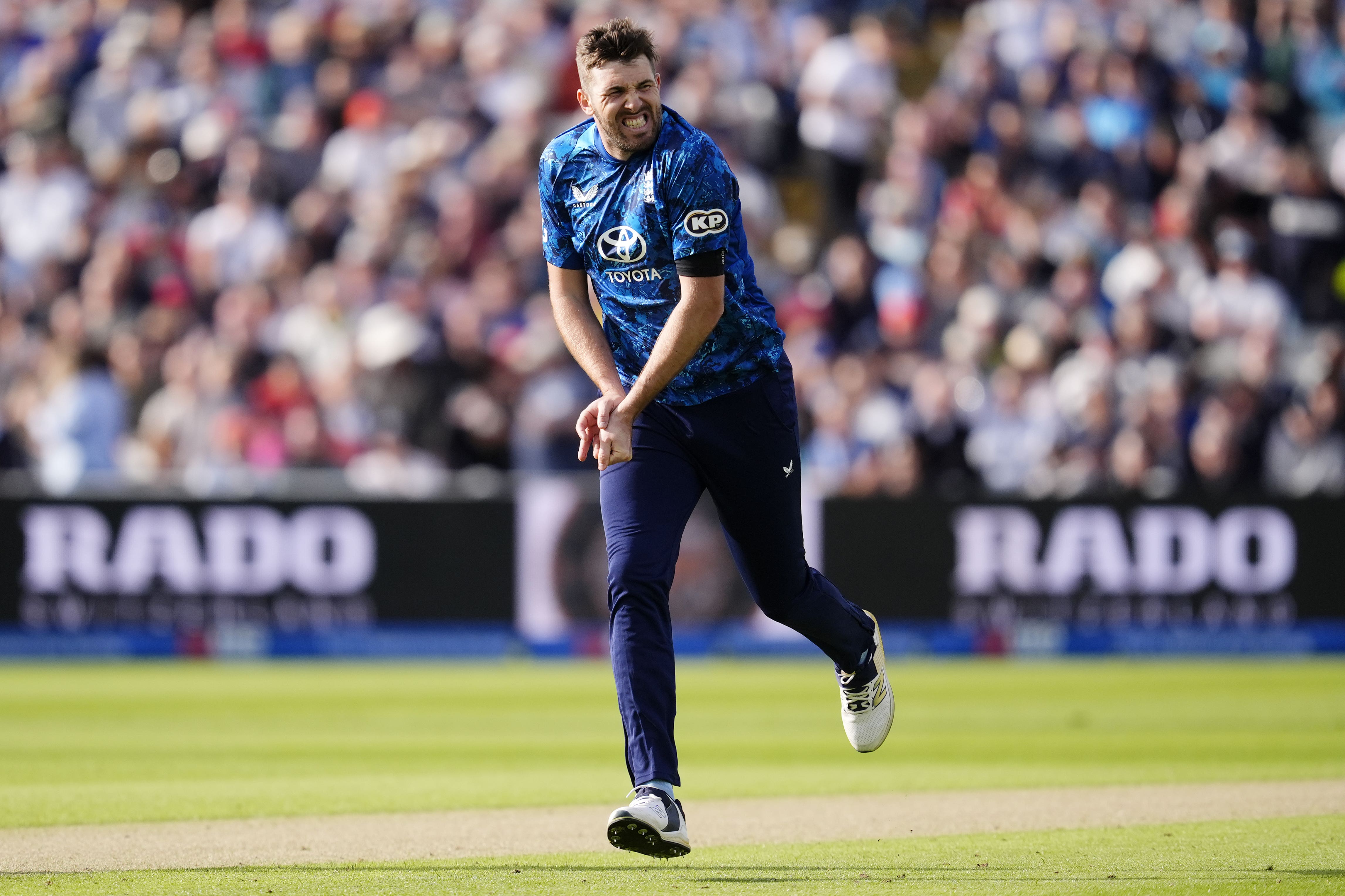 Jamie Overton is out for the series with a broken finger