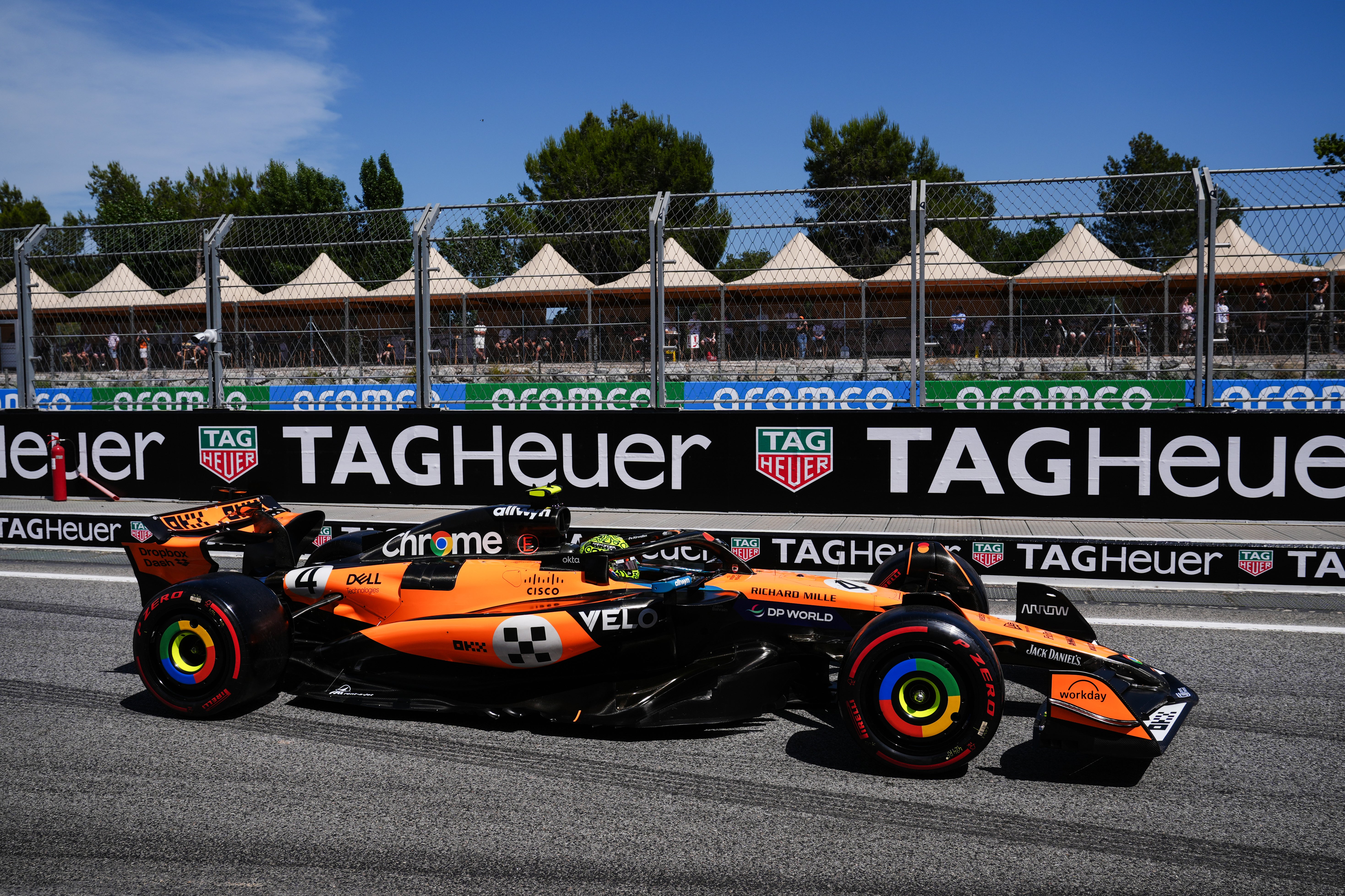 Oscar Piastri dealt Lando Norris’s hopes of back-to-back wins a hammer blow