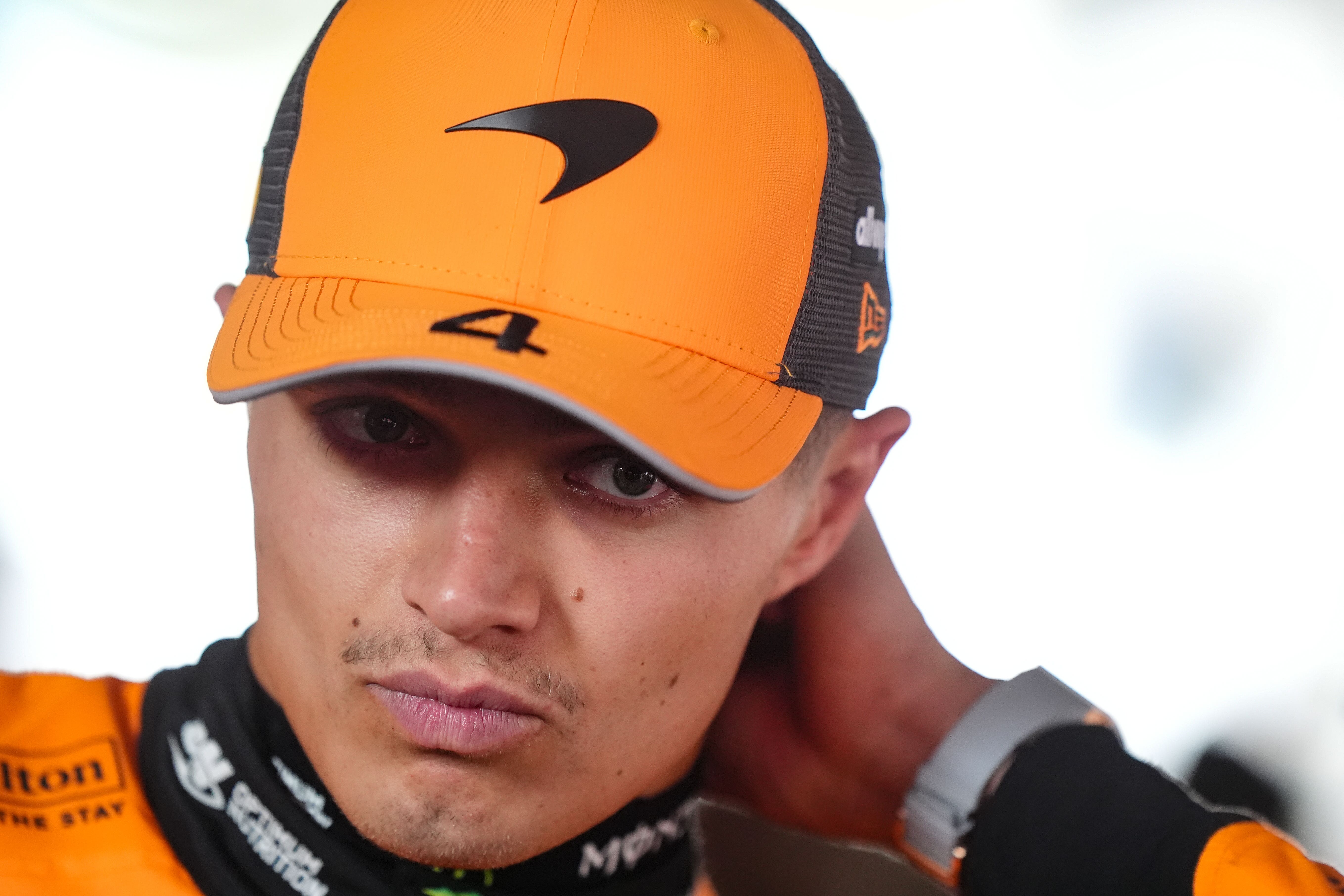 Lando Norris will start from second on the grid (David Davies/PA)