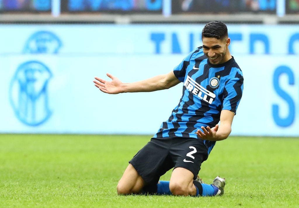 Achraf Hakimi won Serie A during his sole season with Inter