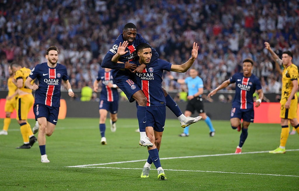 Achraf Hakimi skóroval proti svému bývalému týmu, aby dal PSG na 12 minut