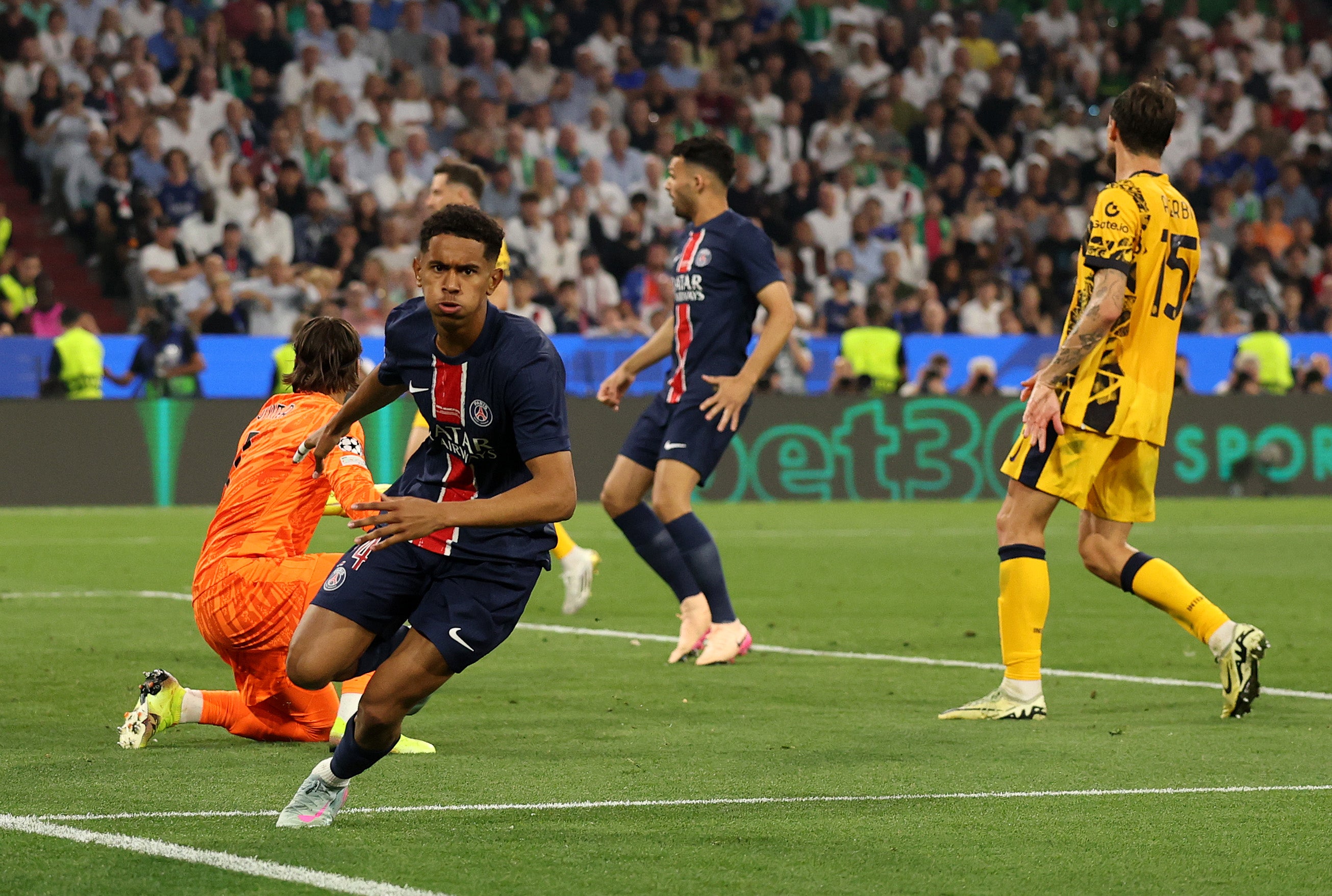 PSG scythed Inter apart, with 18-year-old Senny Mayulu scoring the fifth