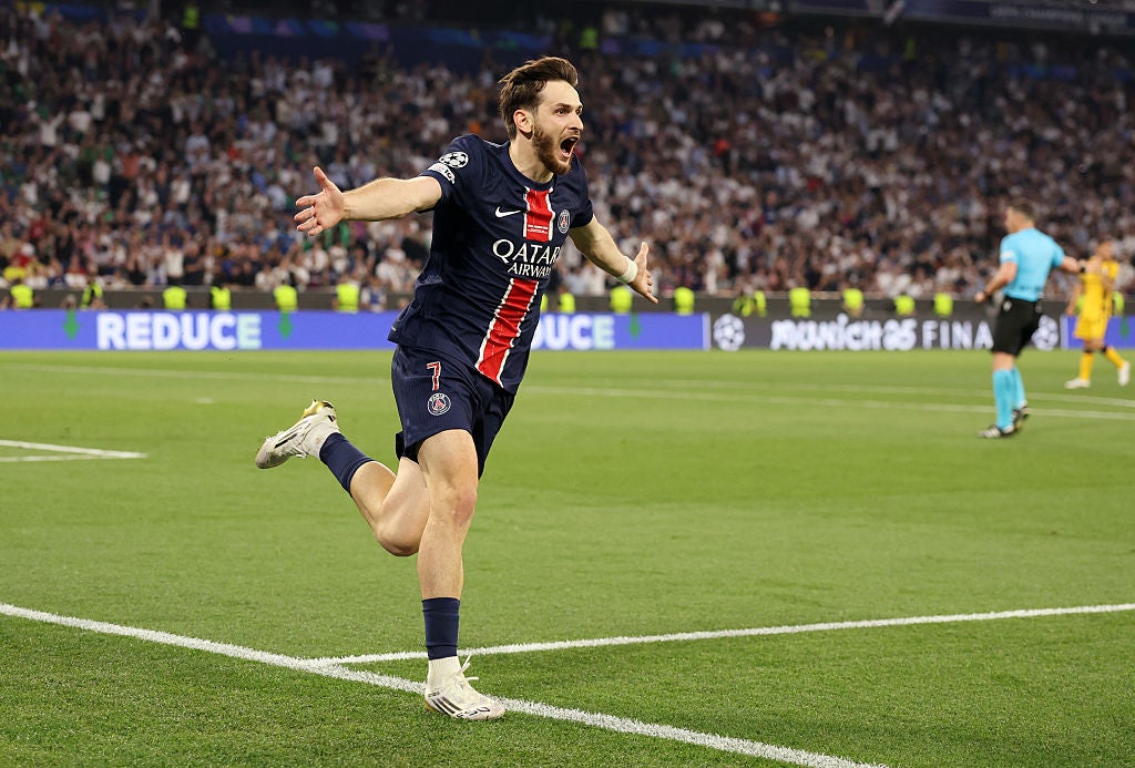 What is the biggest win in a Champions League final as PSG thrash Inter?