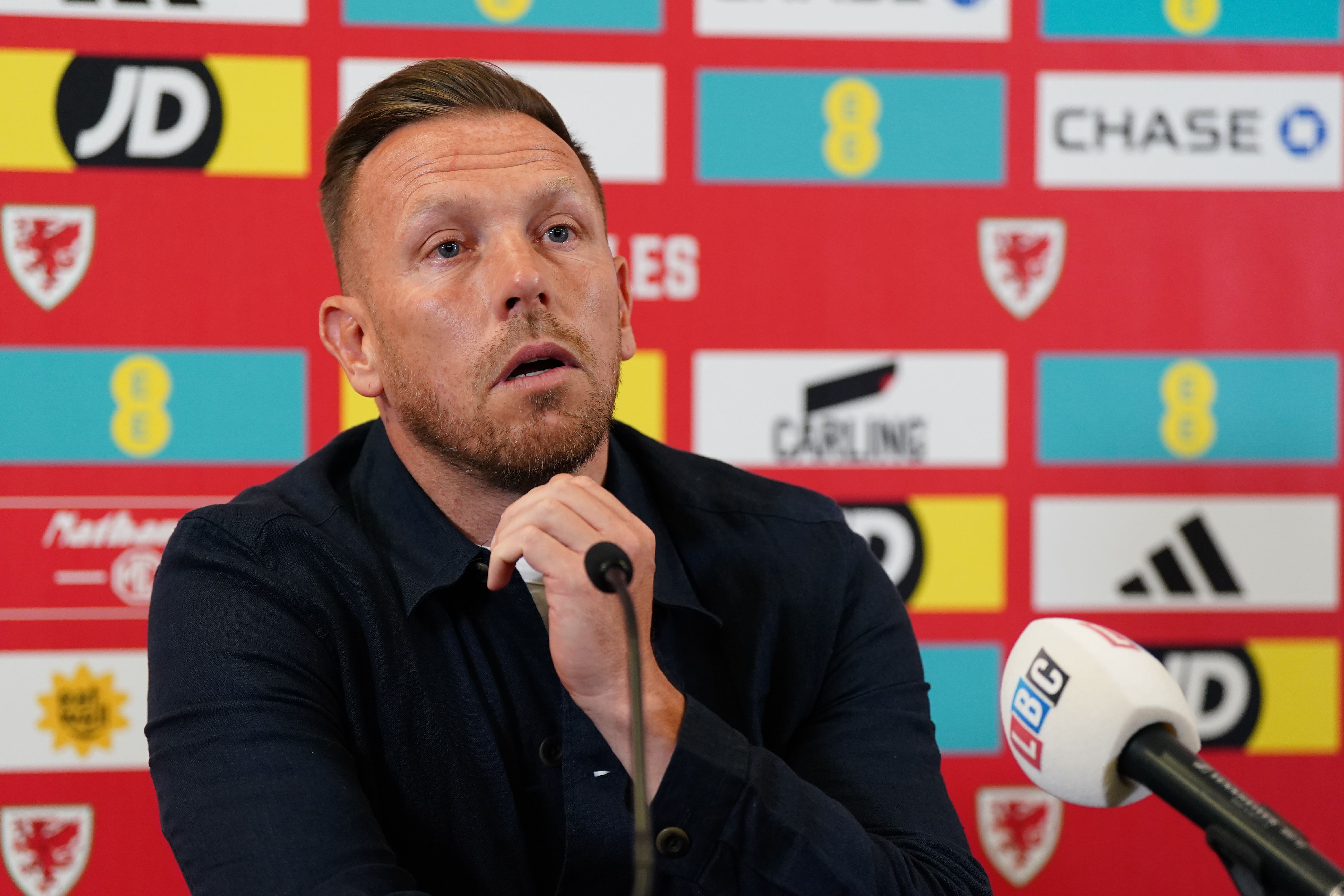 Craig Bellamy has told his Wales players not to swap shirts (Jacob King/PA)