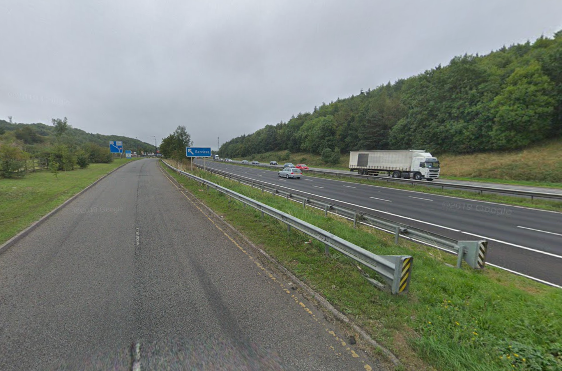 The white BMW car that they were travelling in left the northbound carriageway at around 9pm between junction 14 (Falfield) and the Michaelwood services