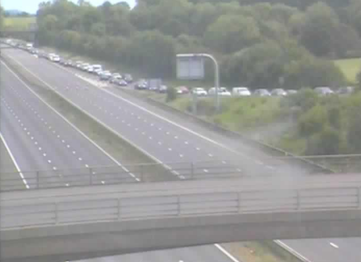 Traffic is being diverted off the M5 following a fatal crash between junctions 14 (Falfield) and 13 (Stroud)