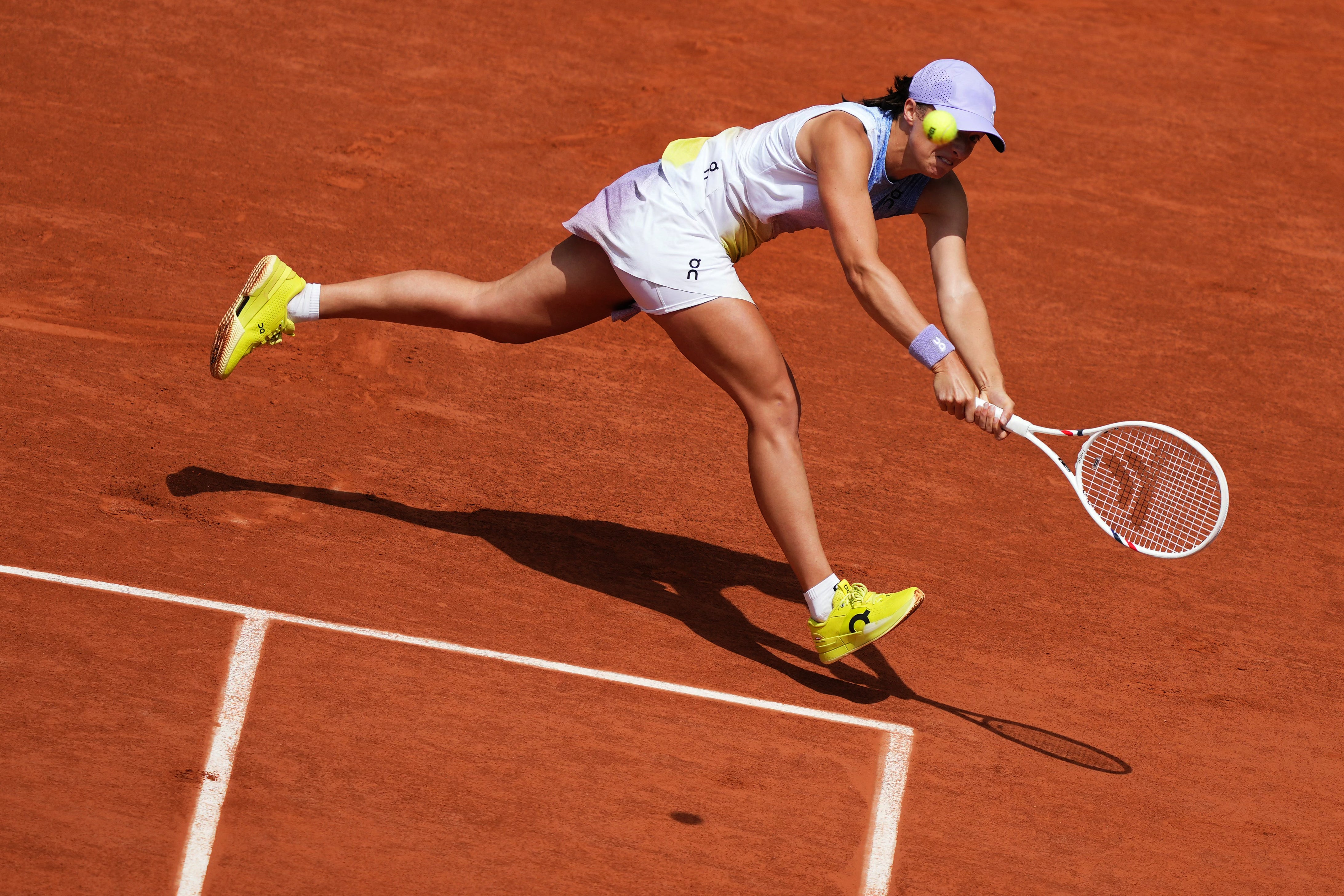 Iga Swiatek was nearly blown away by Elena Rybakina