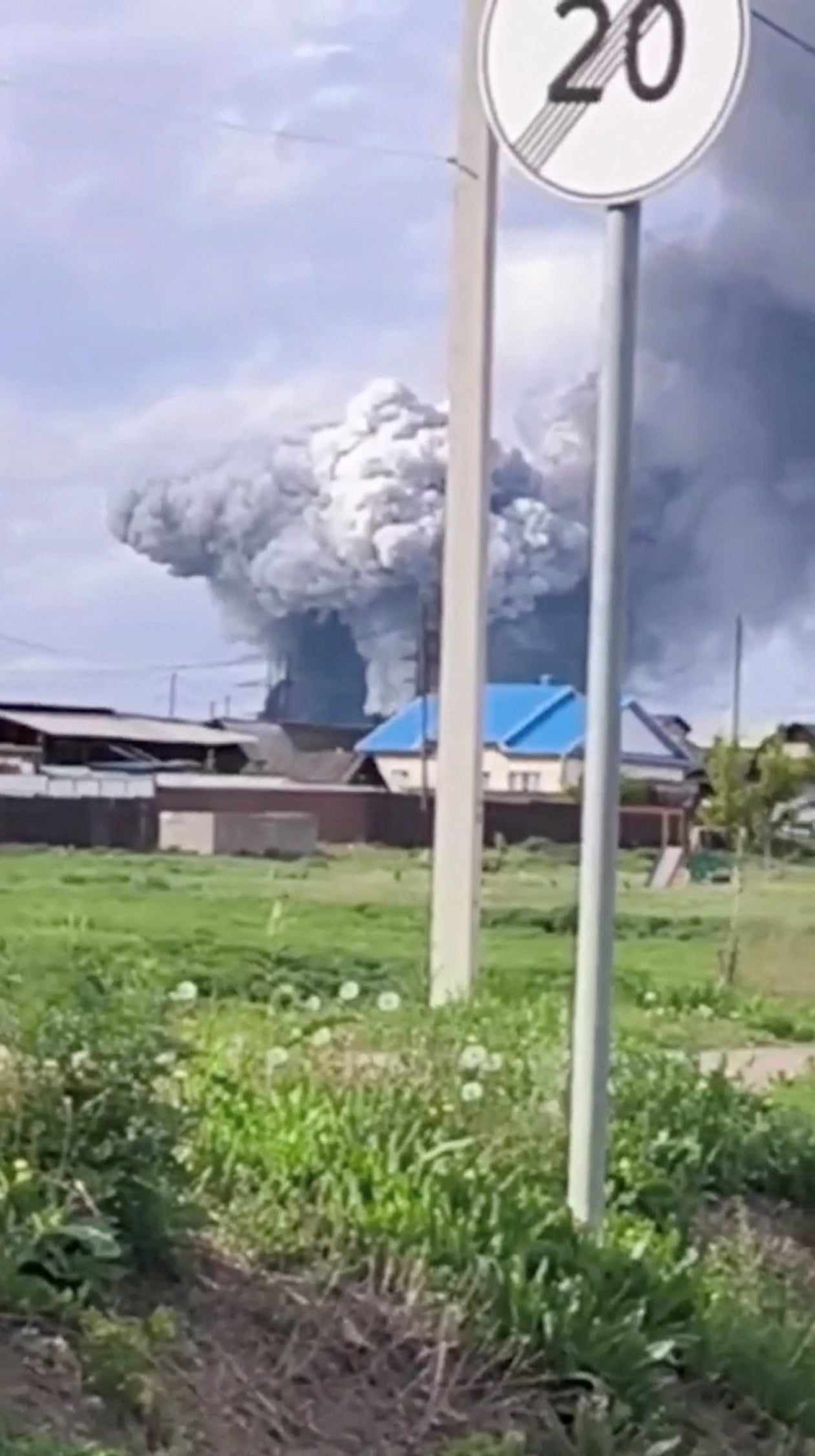 Ukrainian drone attack on a military unit in the Sredny settlement, Usolsky district of the Irkutsk region