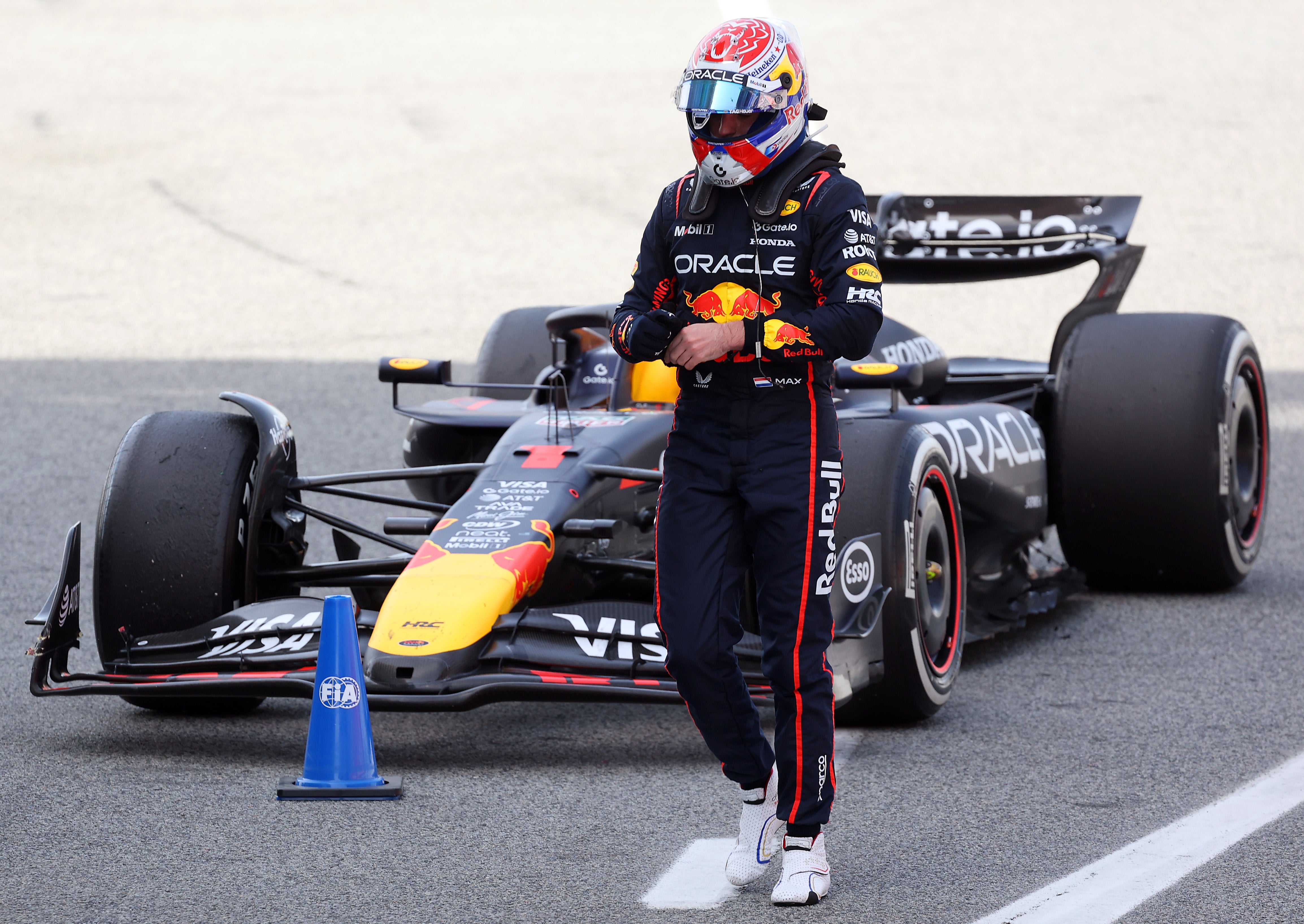 Verstappen finished 10th in Spain after the 10-second penalty