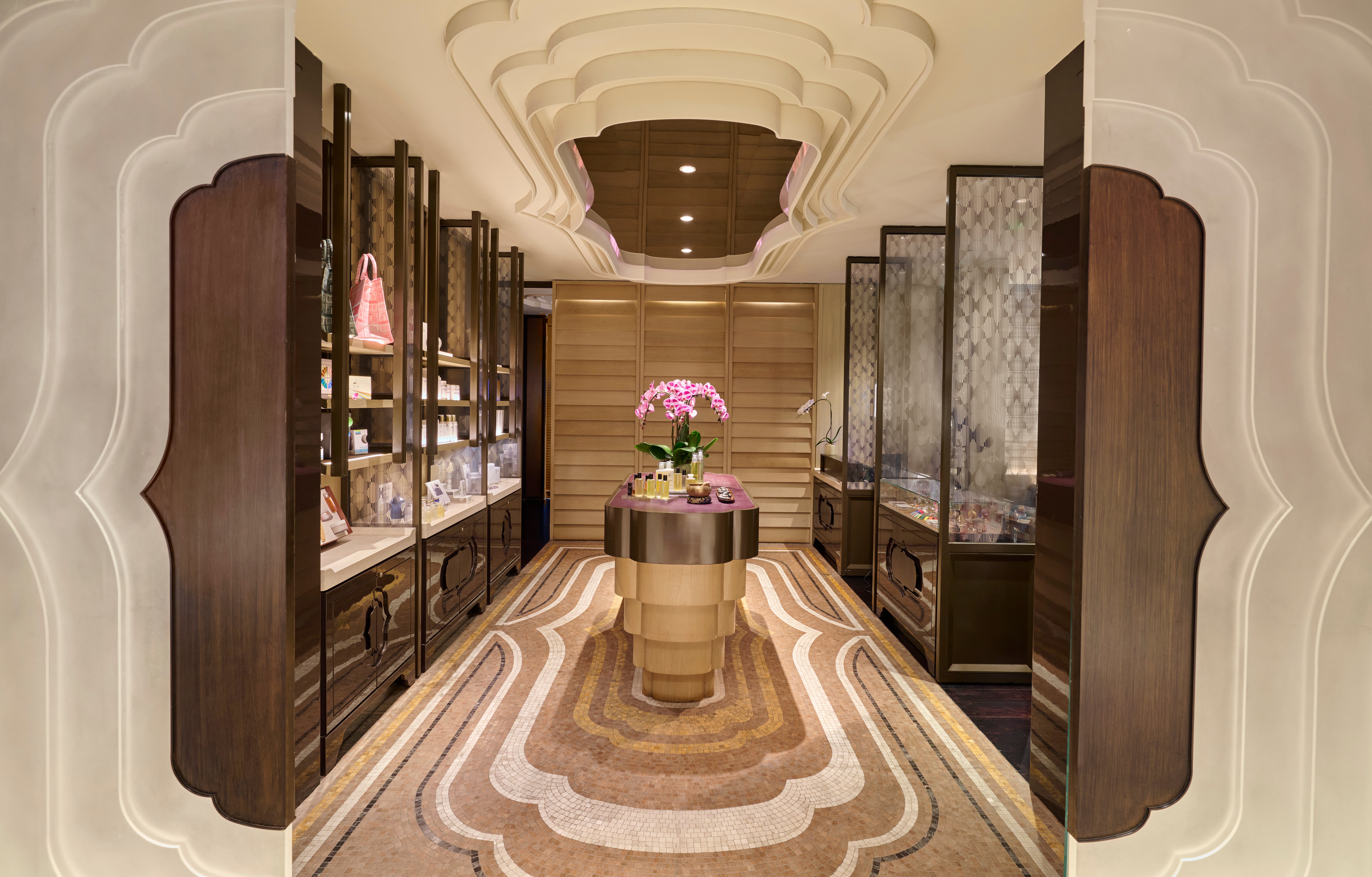 The spa offers a range of treatments including massages, facials and body scrubs