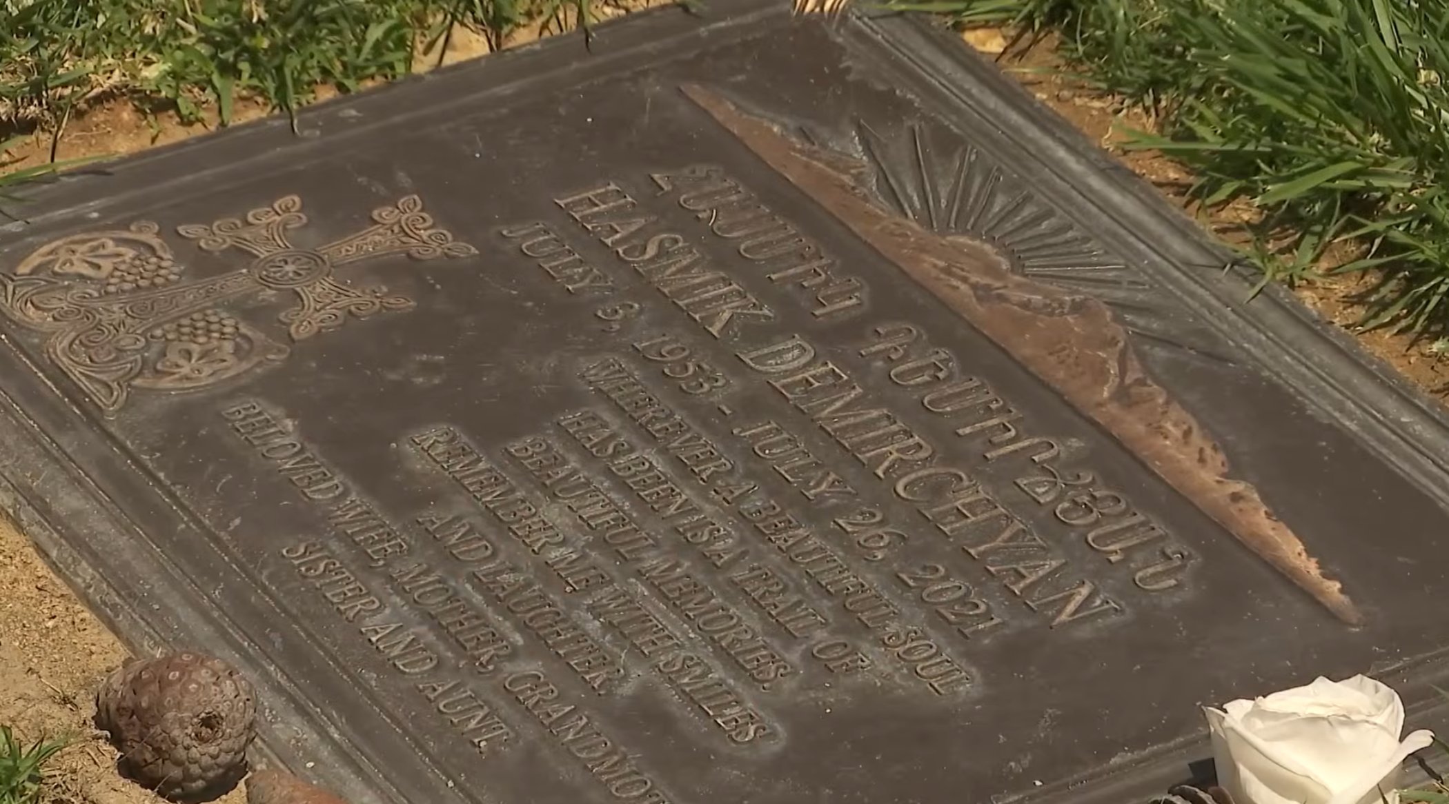 A grieving family has filed a lawsuit against a California cemetery after learning their mother was not buried where her headstone was placed.