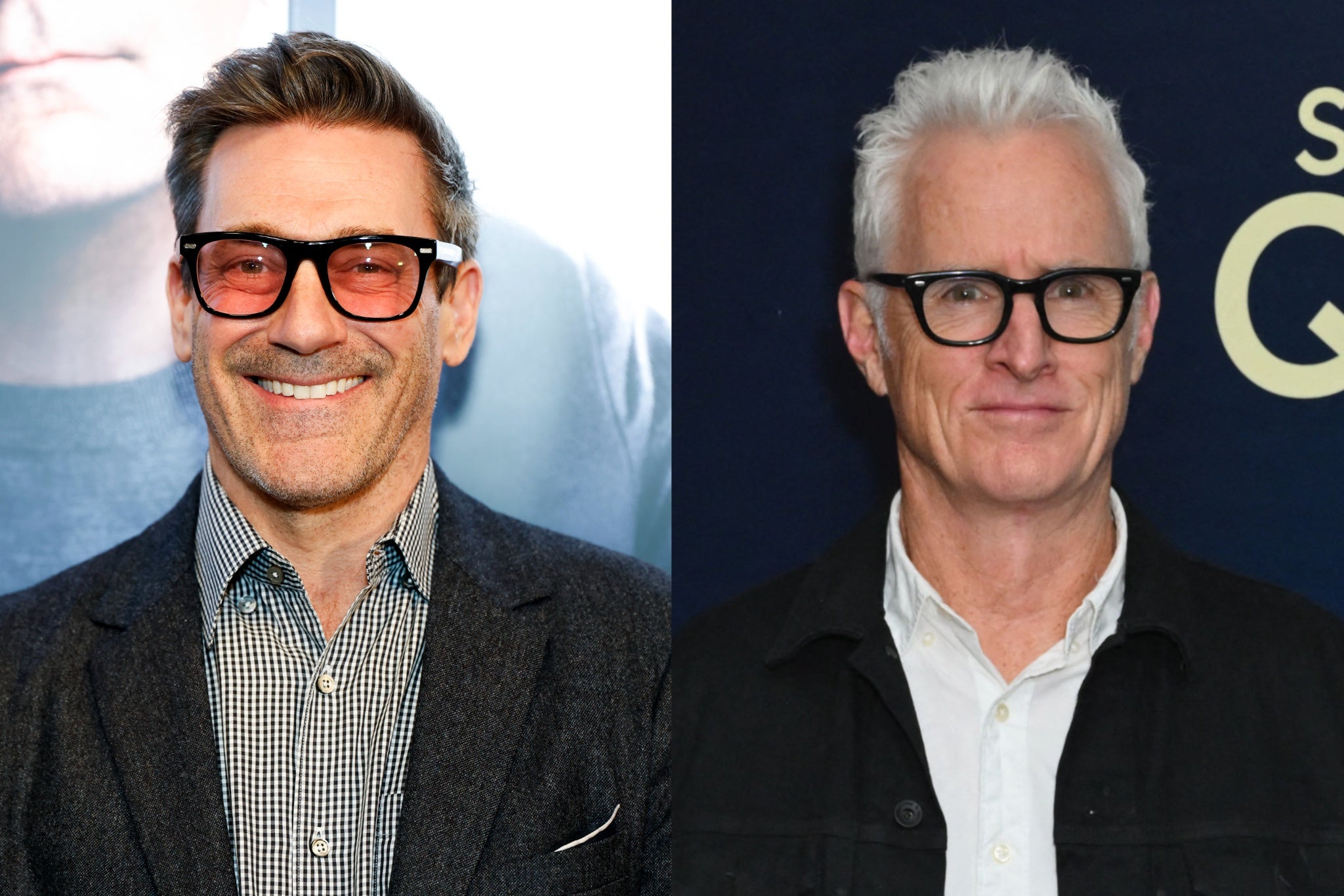 Jon Hamm and John Slattery
