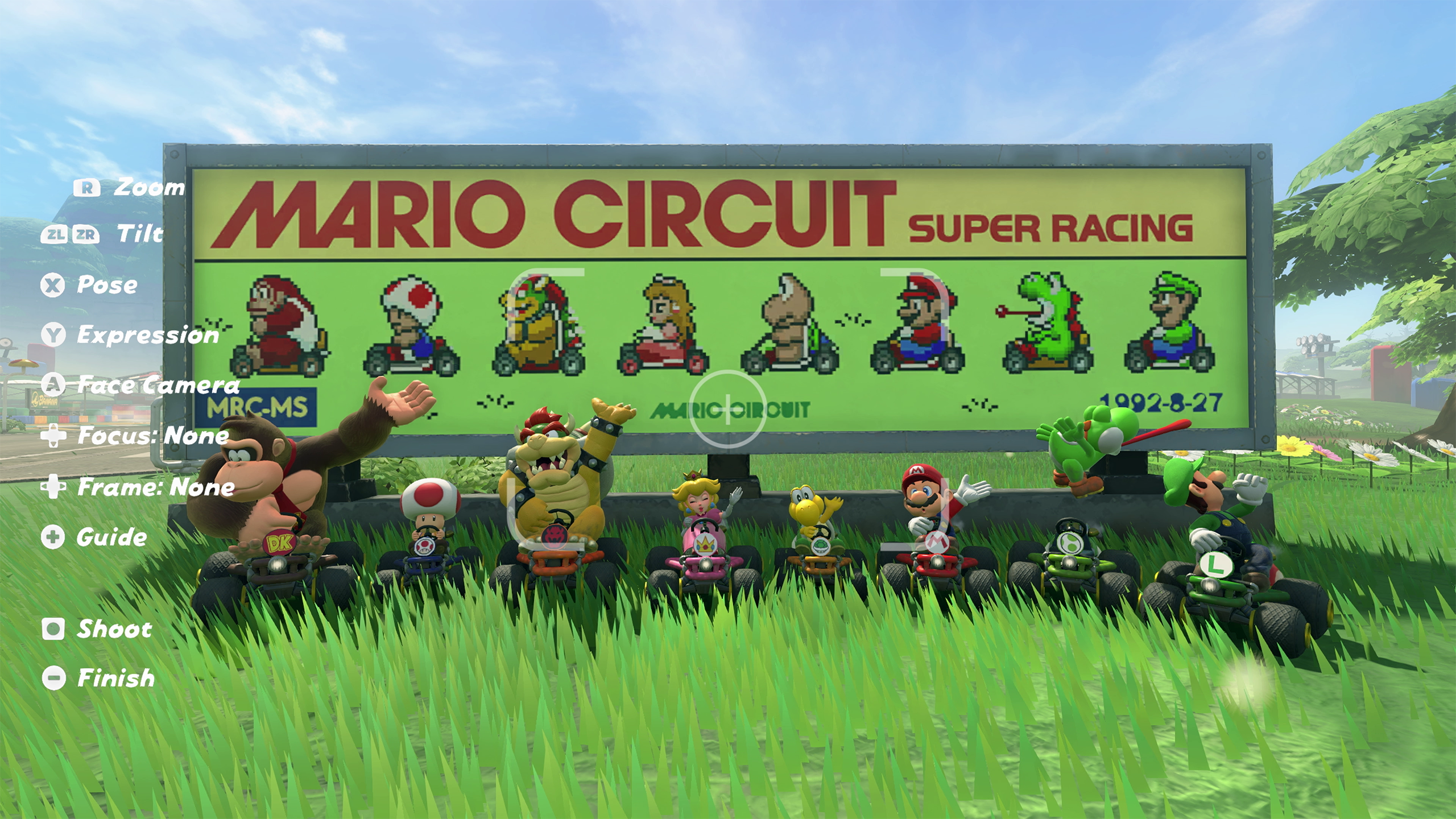 Once you’ve taken your photo you can apply special themed frames