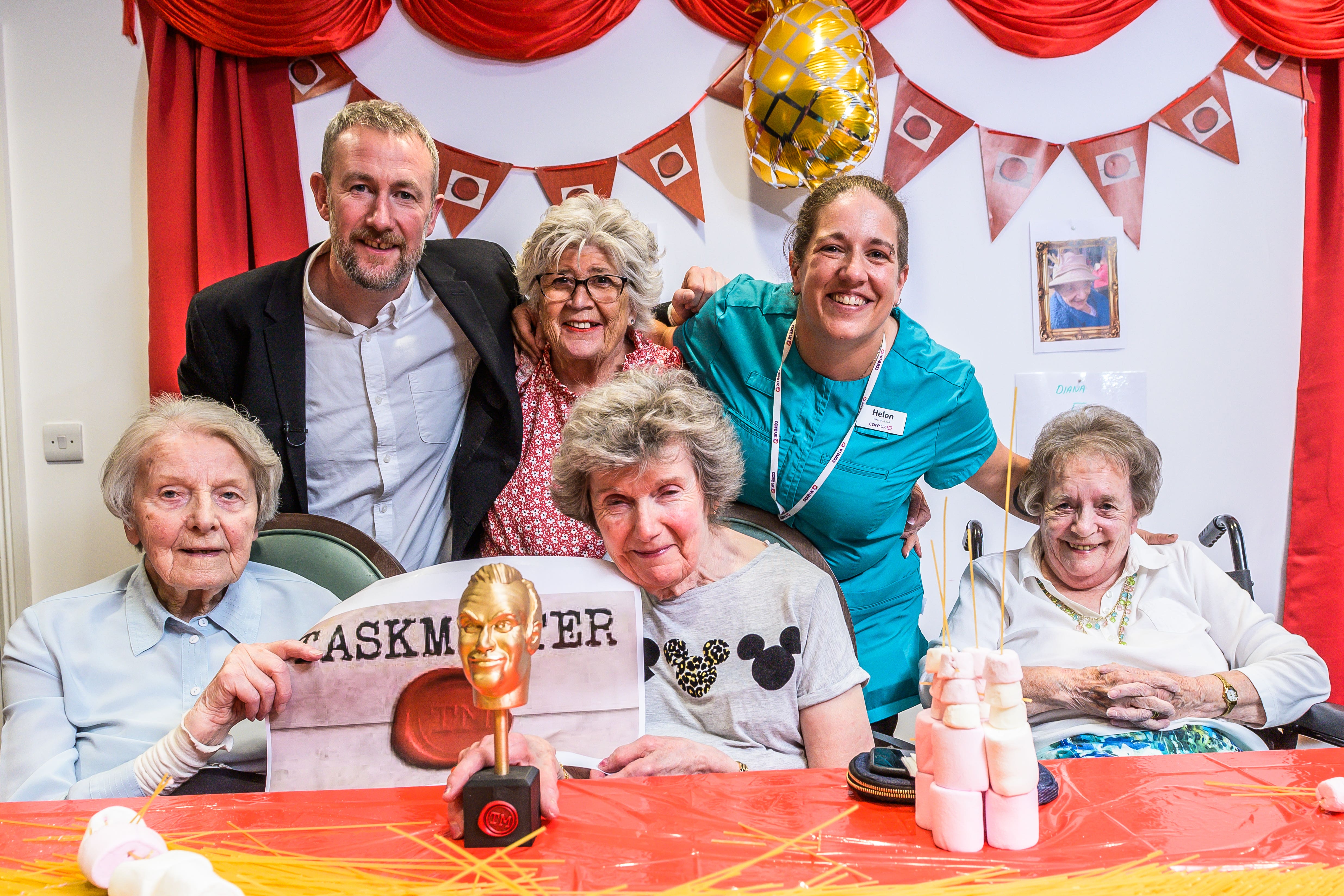 Alex Horne hosted a Taskmaster event at a care home (Care UK/Richard Cave/PA)