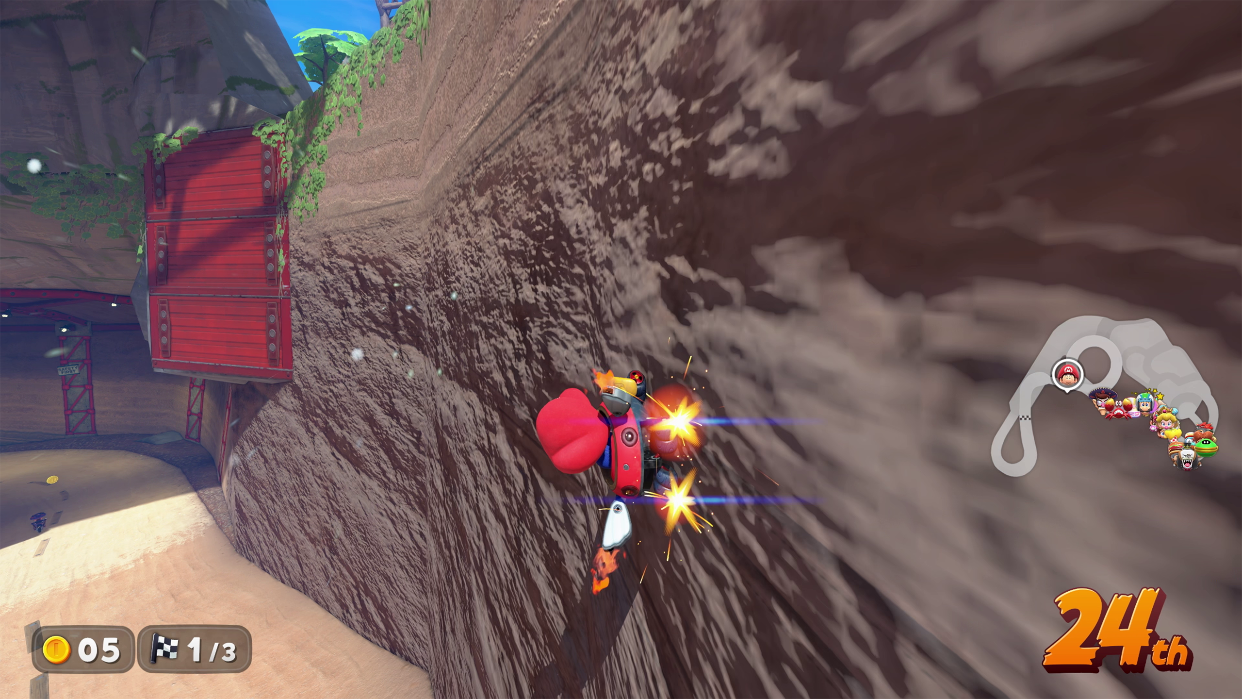 Some walls are the only way to access hidden shortcuts