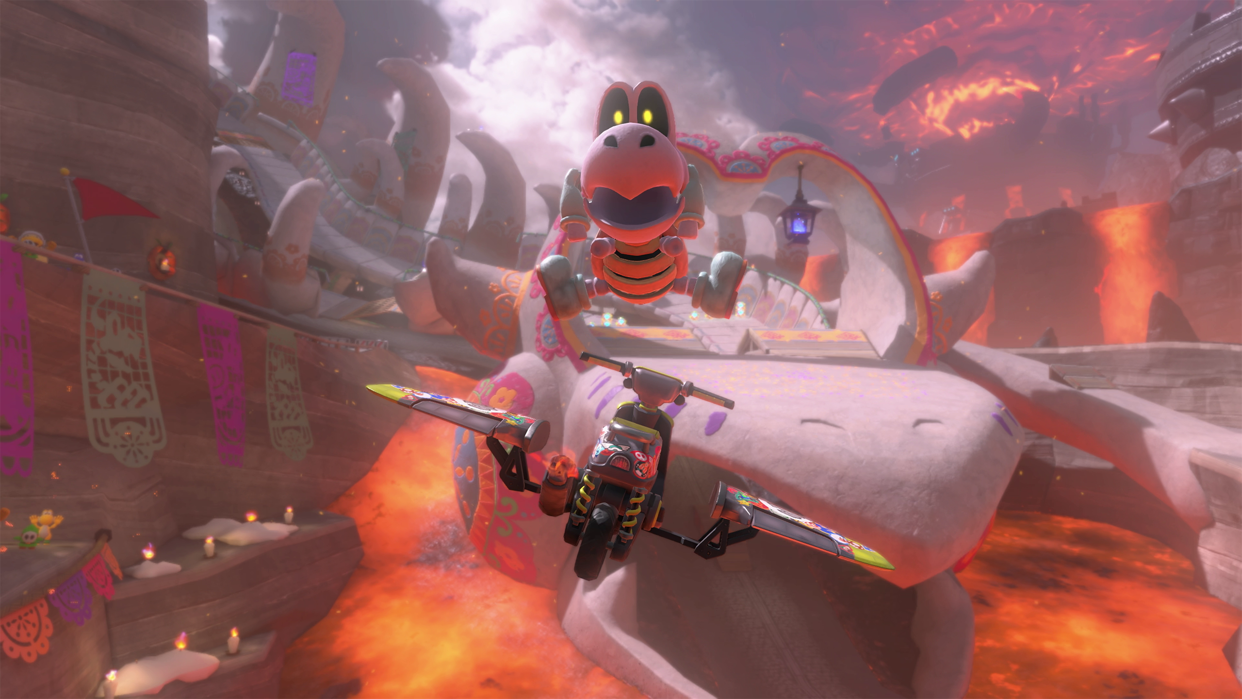 Getting rid of gliders means you see a lot more of your character during flying sections