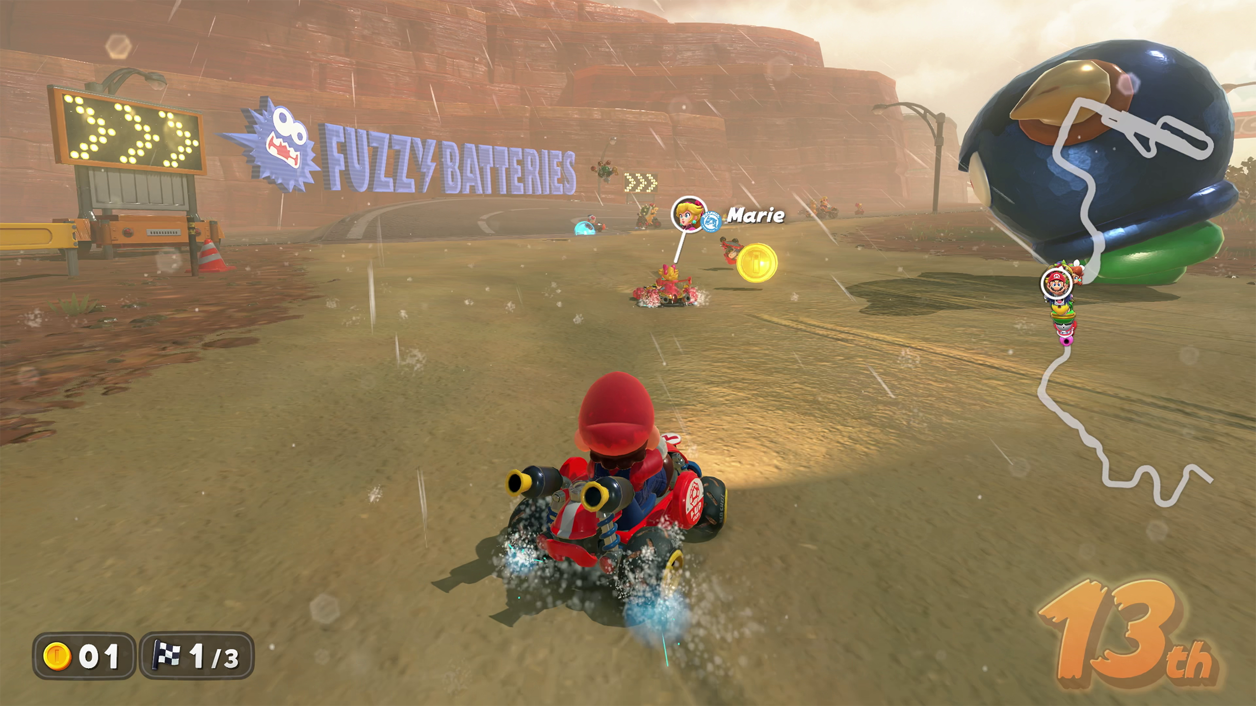 Wet weather will impact your kart’s handling