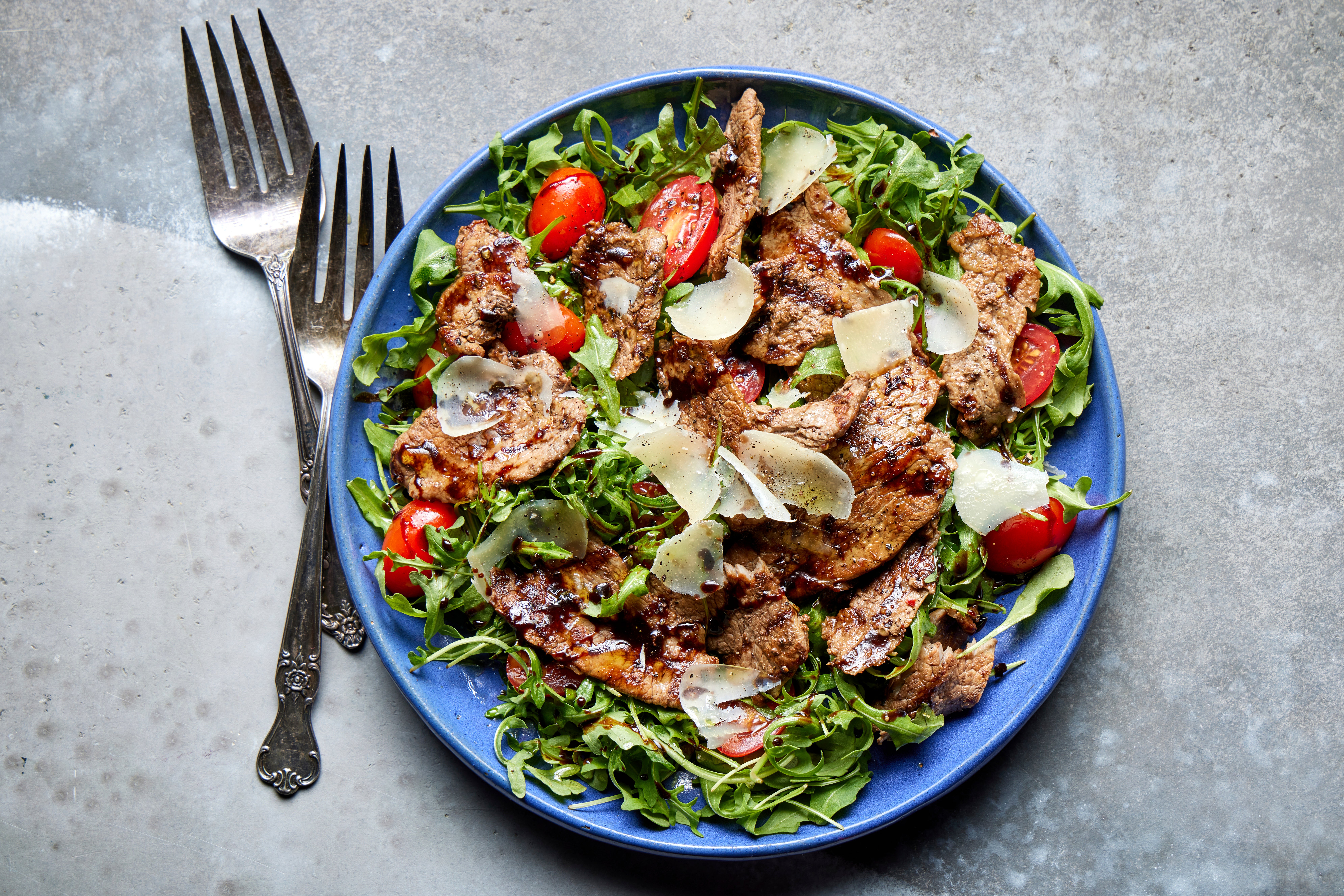 Food-MilkStreet-Steak Salad Balsamic Parm