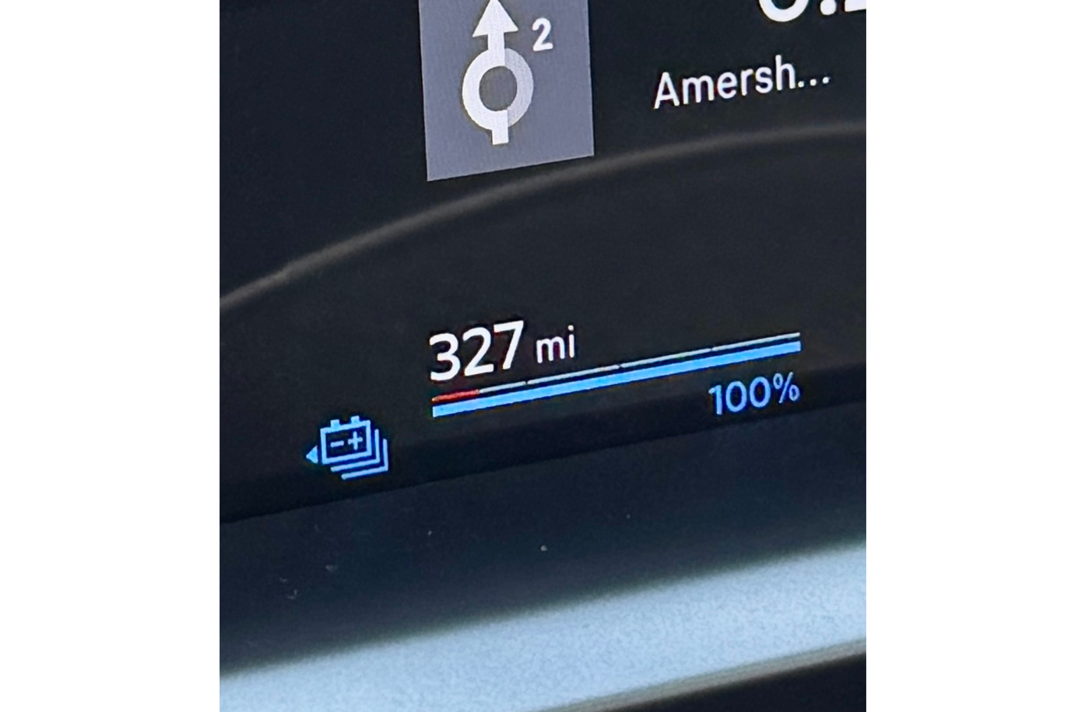 The Grandland’s claimed range is 319 miles, but our car was a bit more ambitious on a full charge