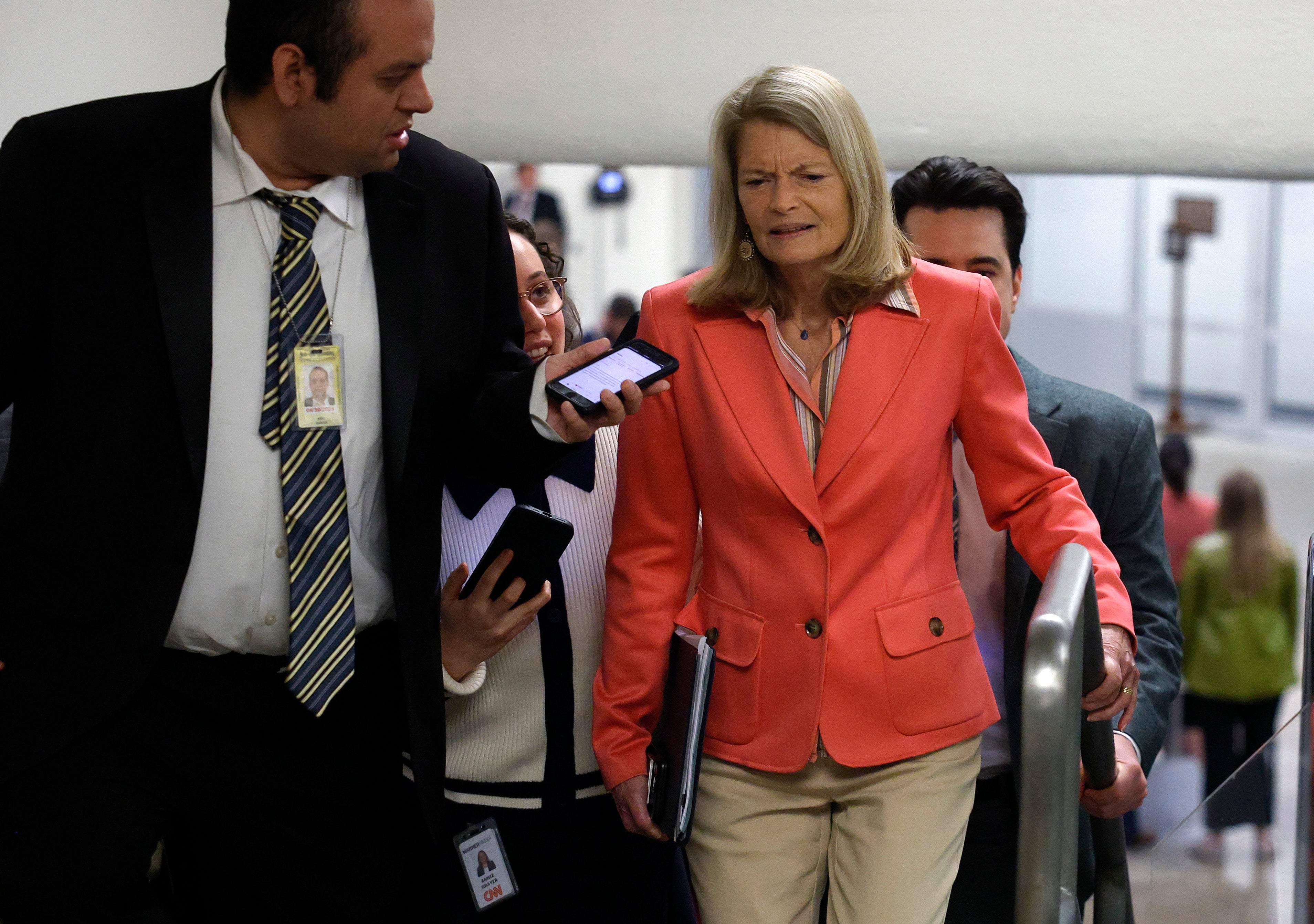 Sen. Lisa Murkowski (R-Ala.) is one of a handful of Republicans who want to preserve the renewable energy tax credits fiscal conservatives want to eliminate.