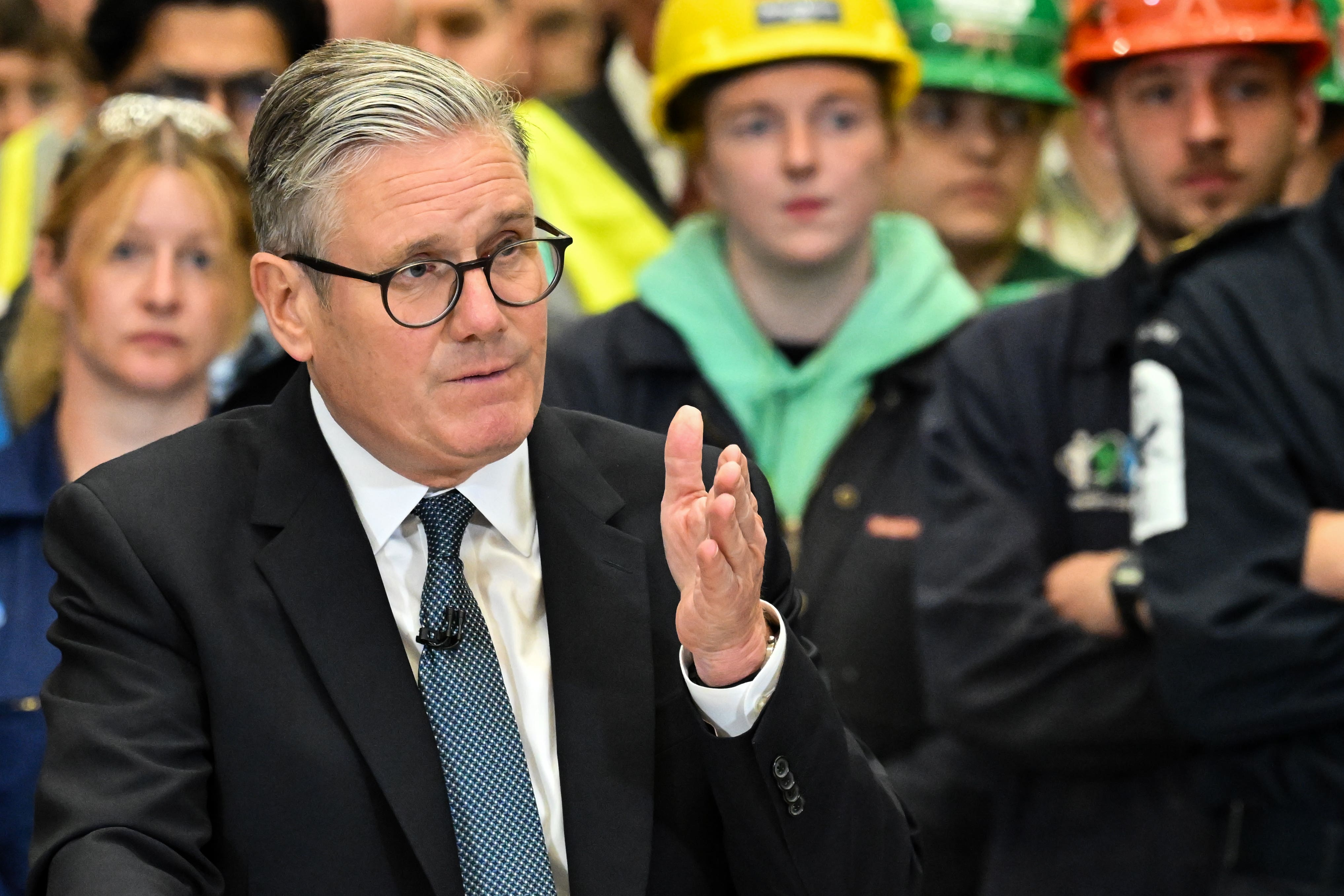 Prime Minister Sir Keir Starmer speaks during a visit to BAE Systems in Govan, Glasgow, to launch the Strategic Defence Review. Picture date: Monday June 2, 2025.