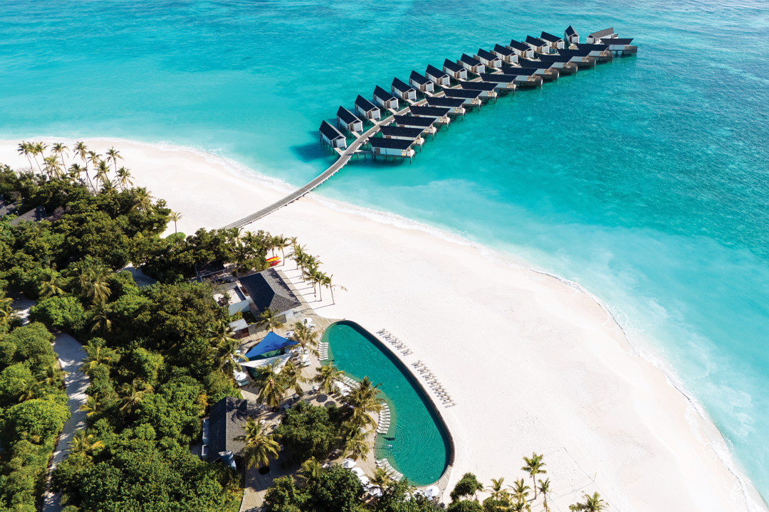 <p>The resort has 167 over-water and beach villas </p>