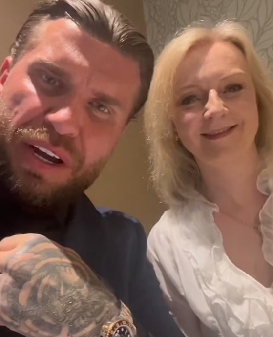 Liz Truss appeared in the video alongside Joyce