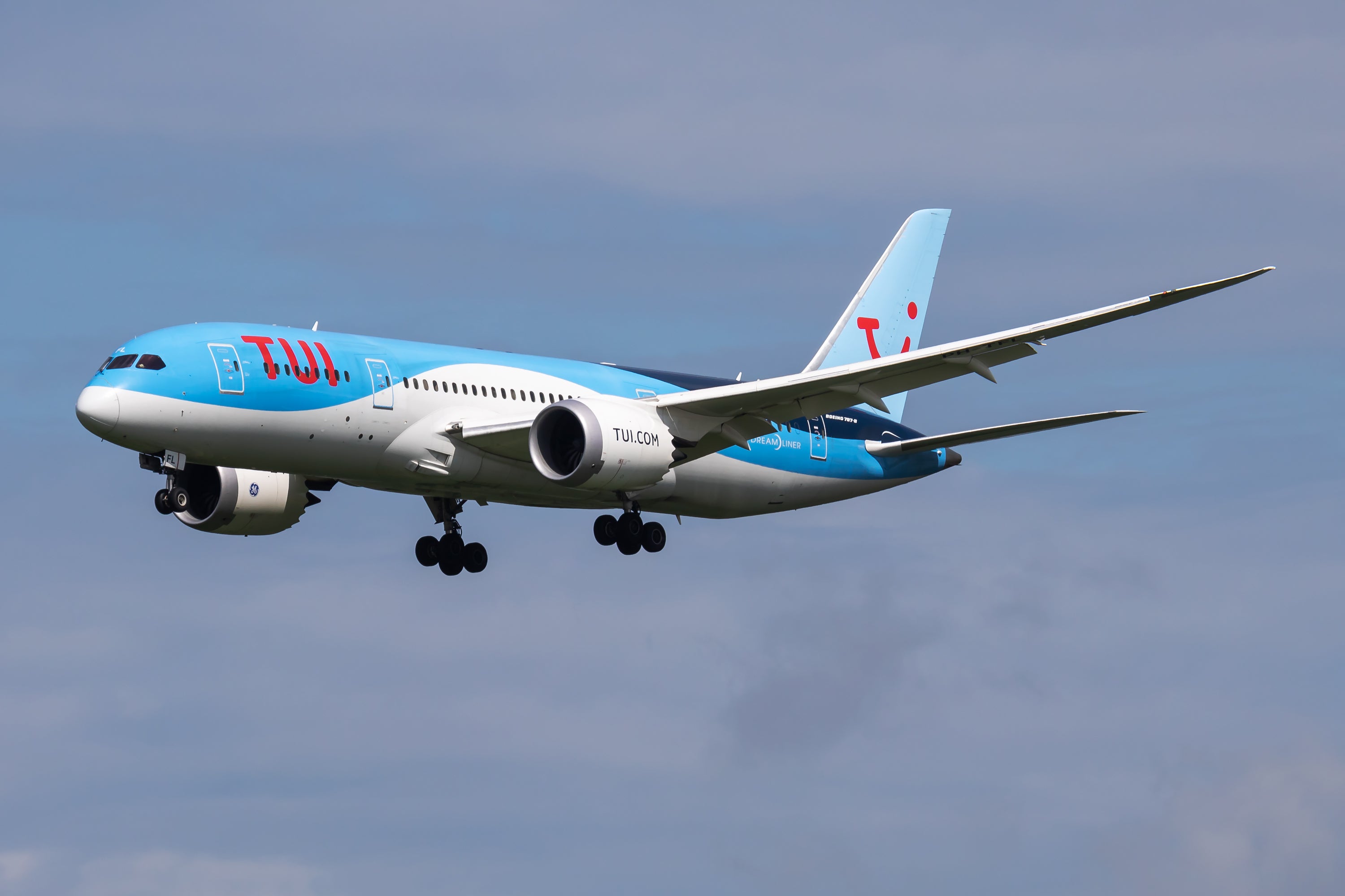 Rescue plane: Tui Boeing 787 of the type being flown to the Caribbean ahead of an airlift