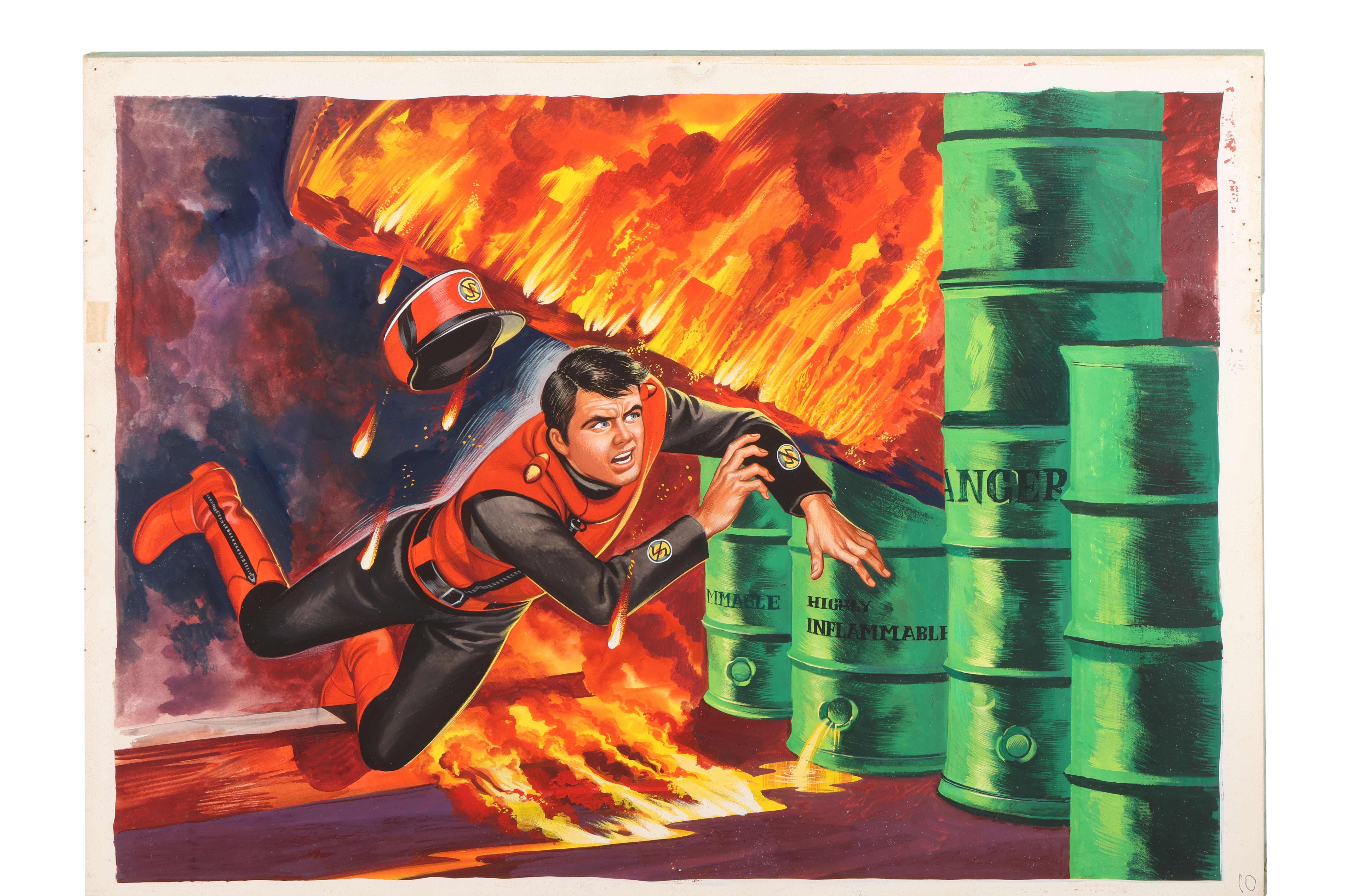 The Captain Scarlet artwork going under the hammer (Propstore/PA)
