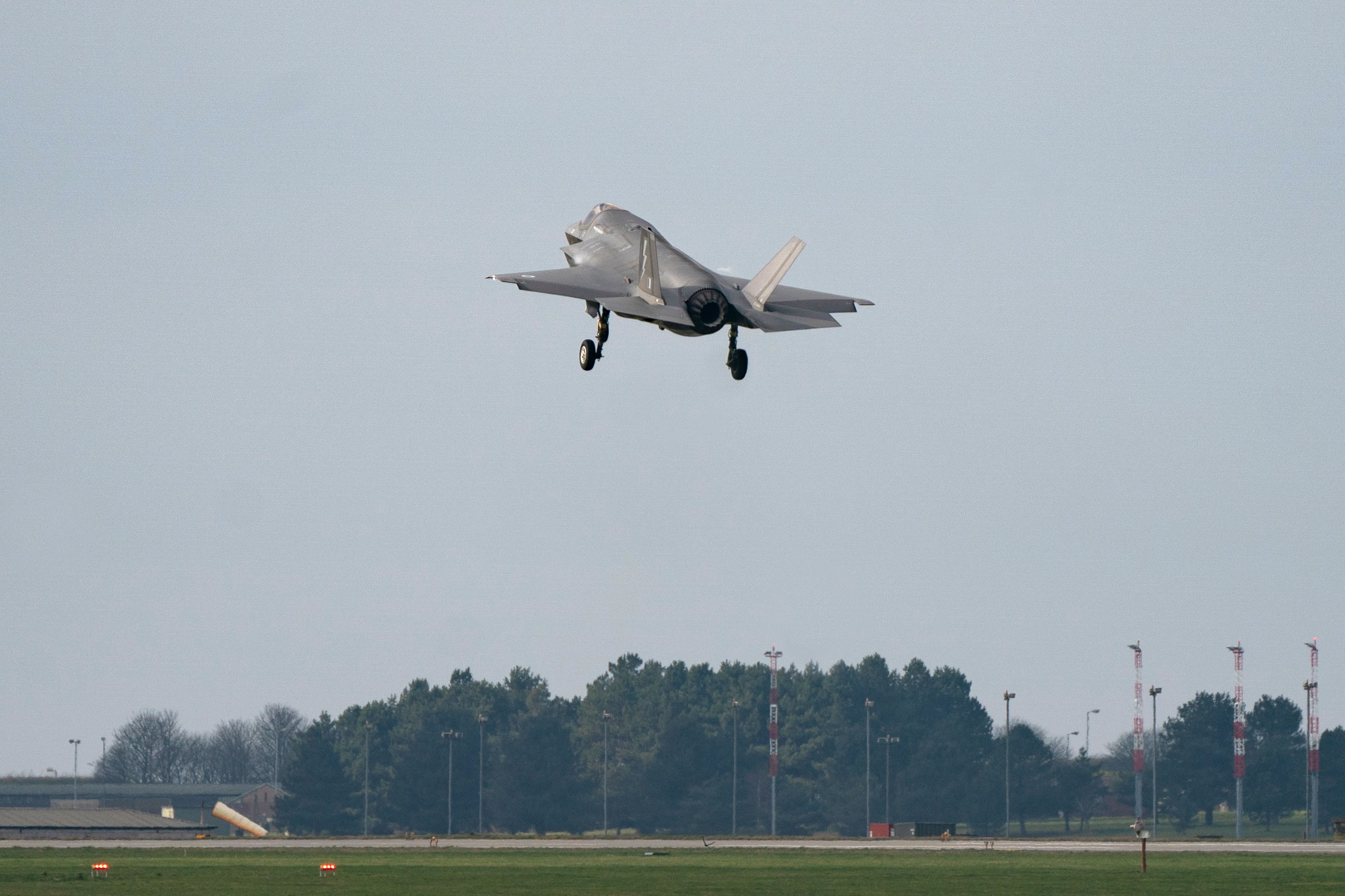 An F35 aircraft (PA)