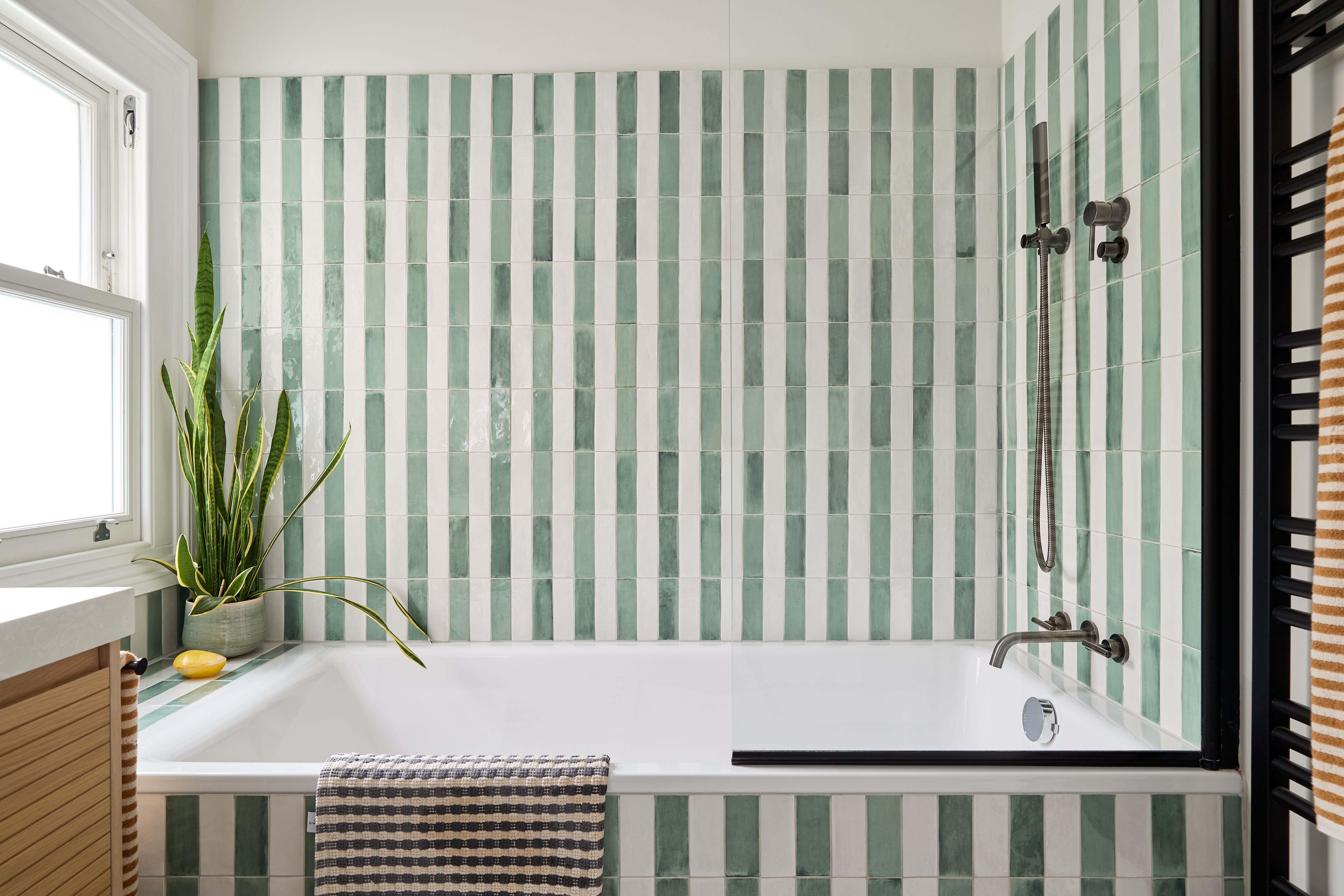 A biophilic bathroom (Chris Snook/PA)