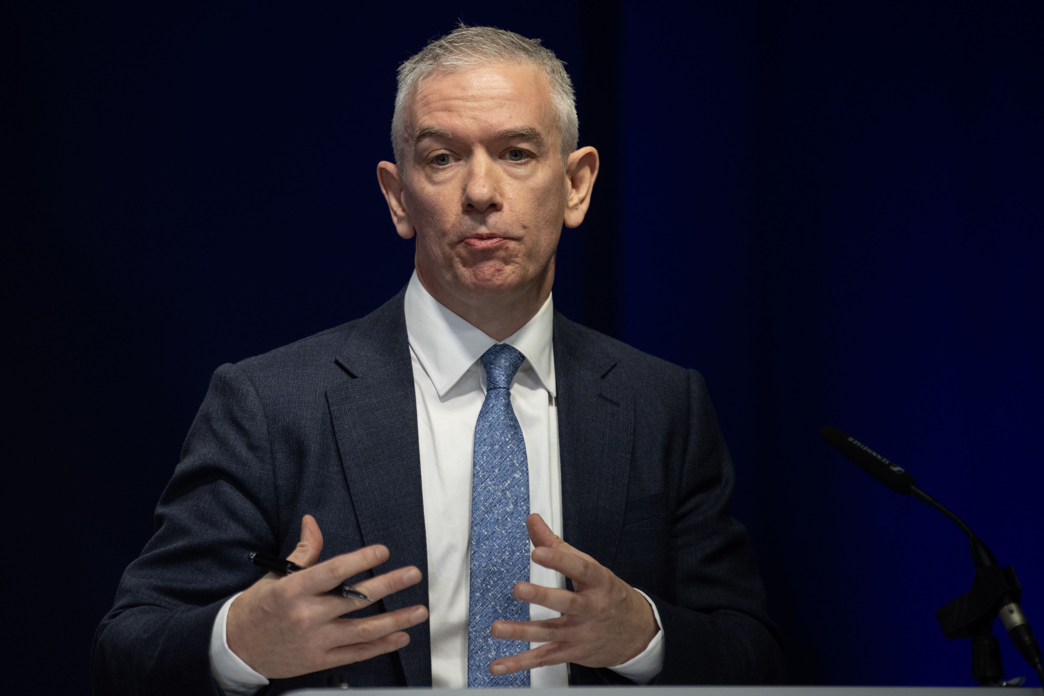 Sir Gregor Smith spoke to MSPs (Lesley Martin/PA)