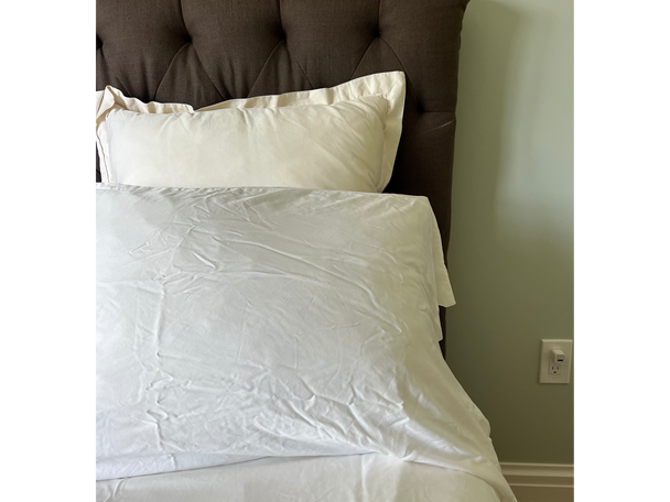 You'll be hard pressed to find softer sheets (Brigitt Earley/The Independent)