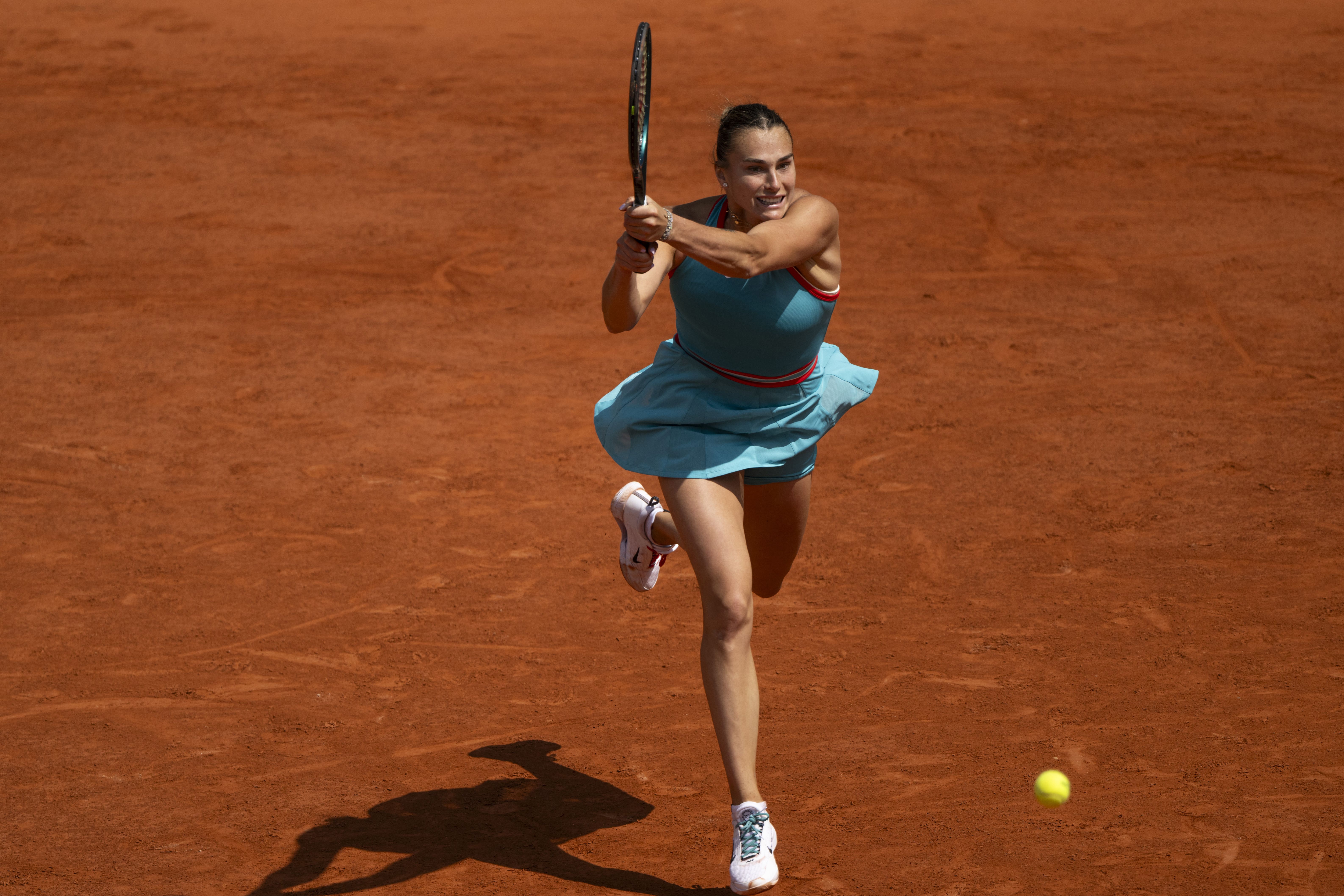 Aryna Sabalenka reached the semi-finals (Jon Buckle/PA)
