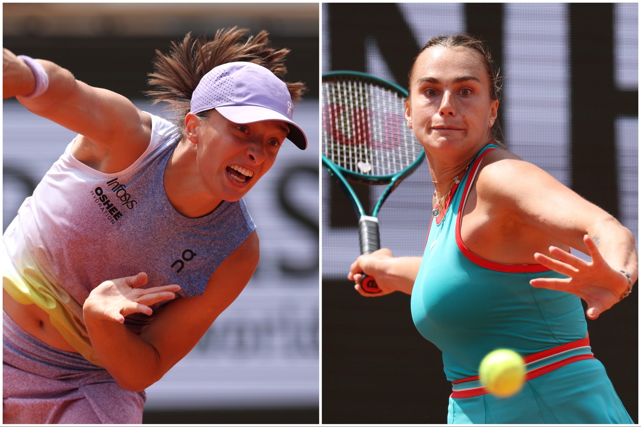 Iga Swiatek vs Aryna Sabalenka start time: When is blockbuster French Open semi-final?