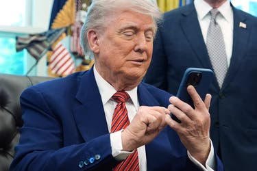 <p>President Donald Trump continues to attack his opposition via social media at a time when Republicans and Democrats remain deadlocked on ending the shutdown</p>