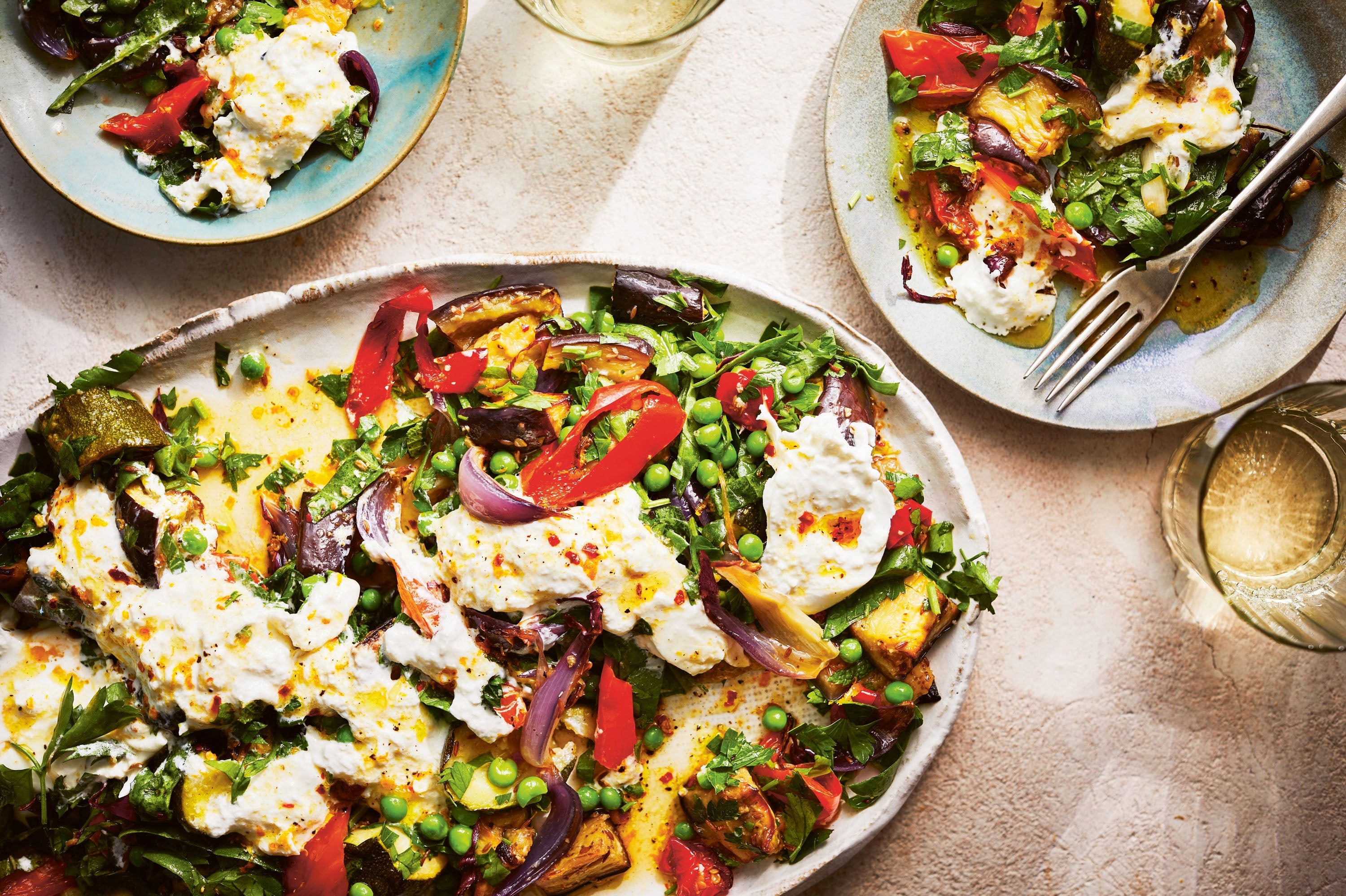 Creamy burrata meets smoky, spiced roast veg in this vibrant, no-rules recipe that’s as bold as it is beautiful