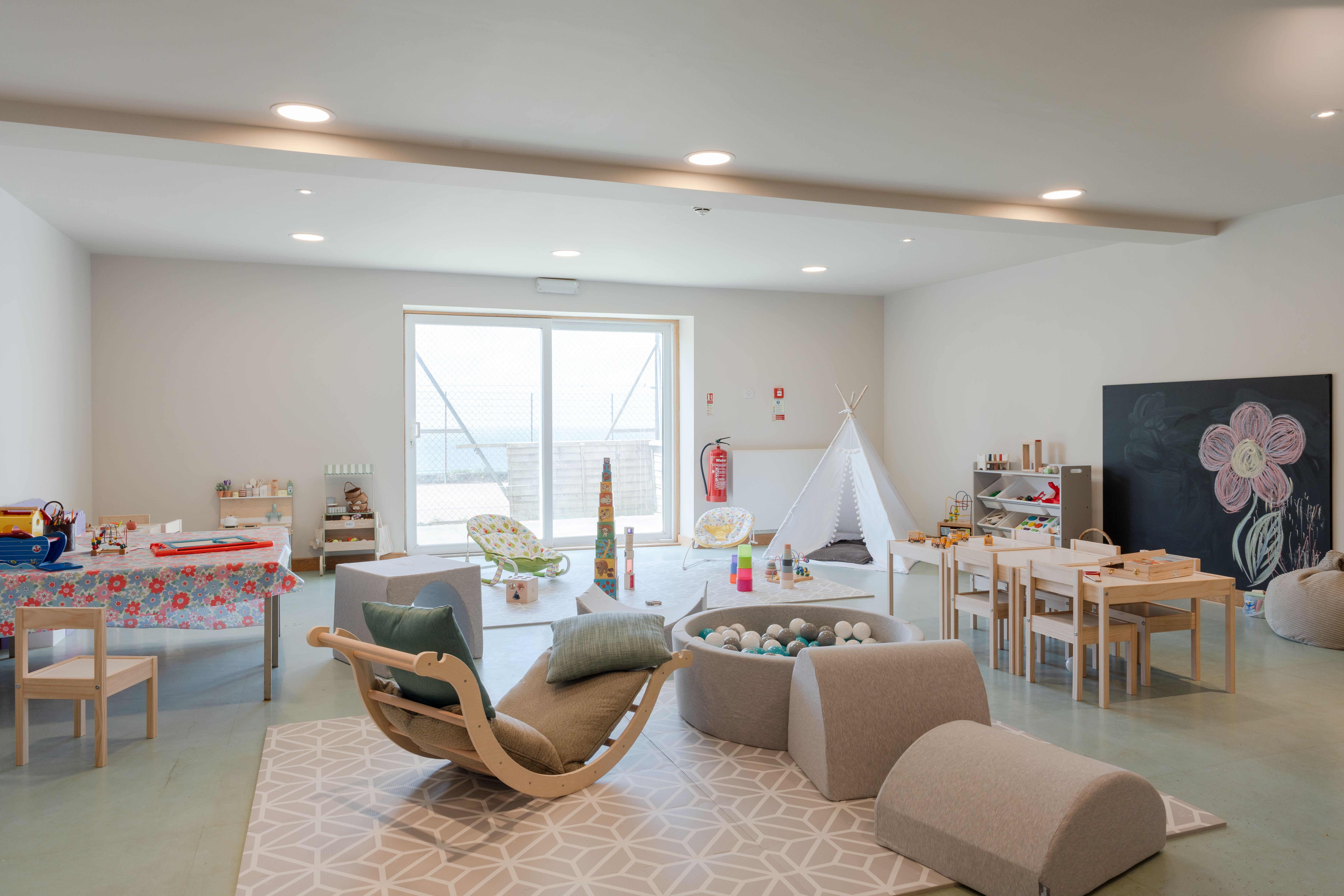 The Bedruthan’s playspace and creche are ideal for rainy days