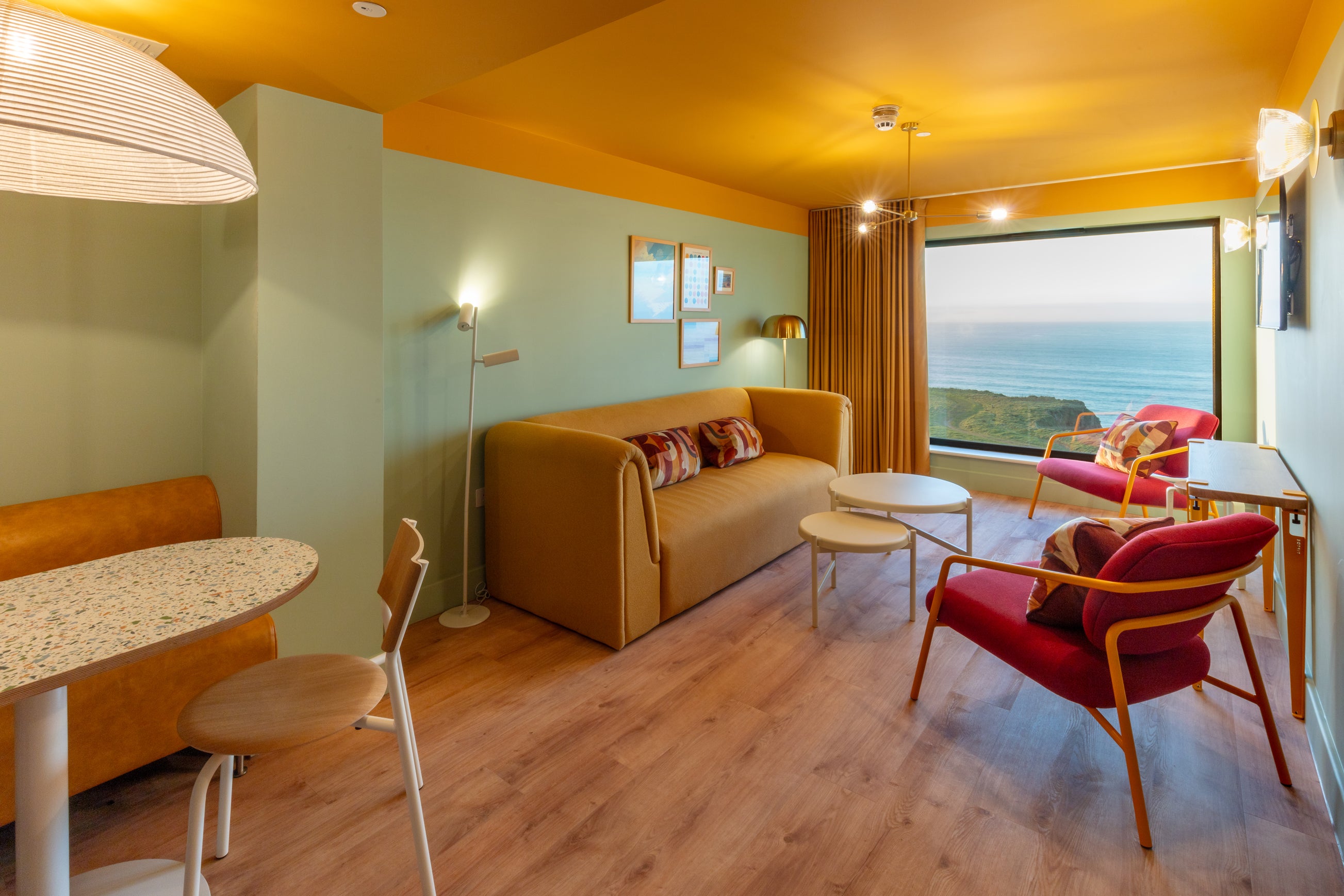 Families who want to stay right next to the coast path should book into SeaSpace