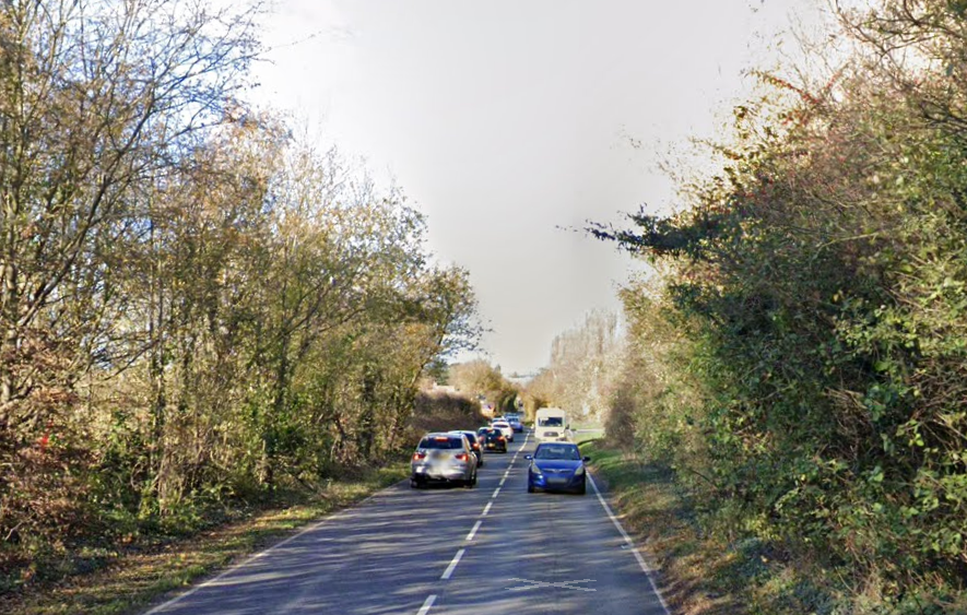 The crash took place on New Barn Road in Dartford on Saturday