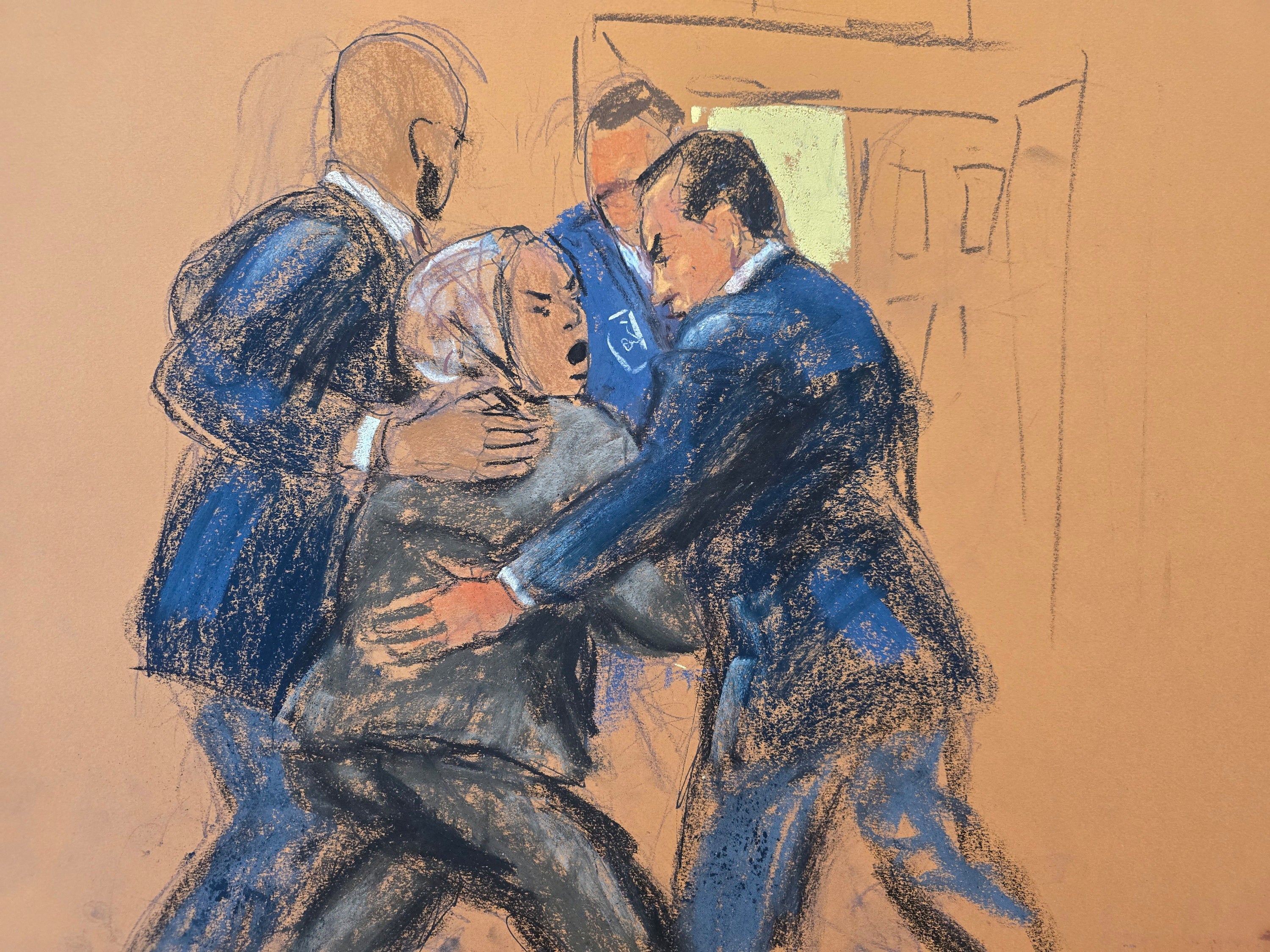 Diddy supporter dragged out of courtroom by cops after profanity-laden outburst