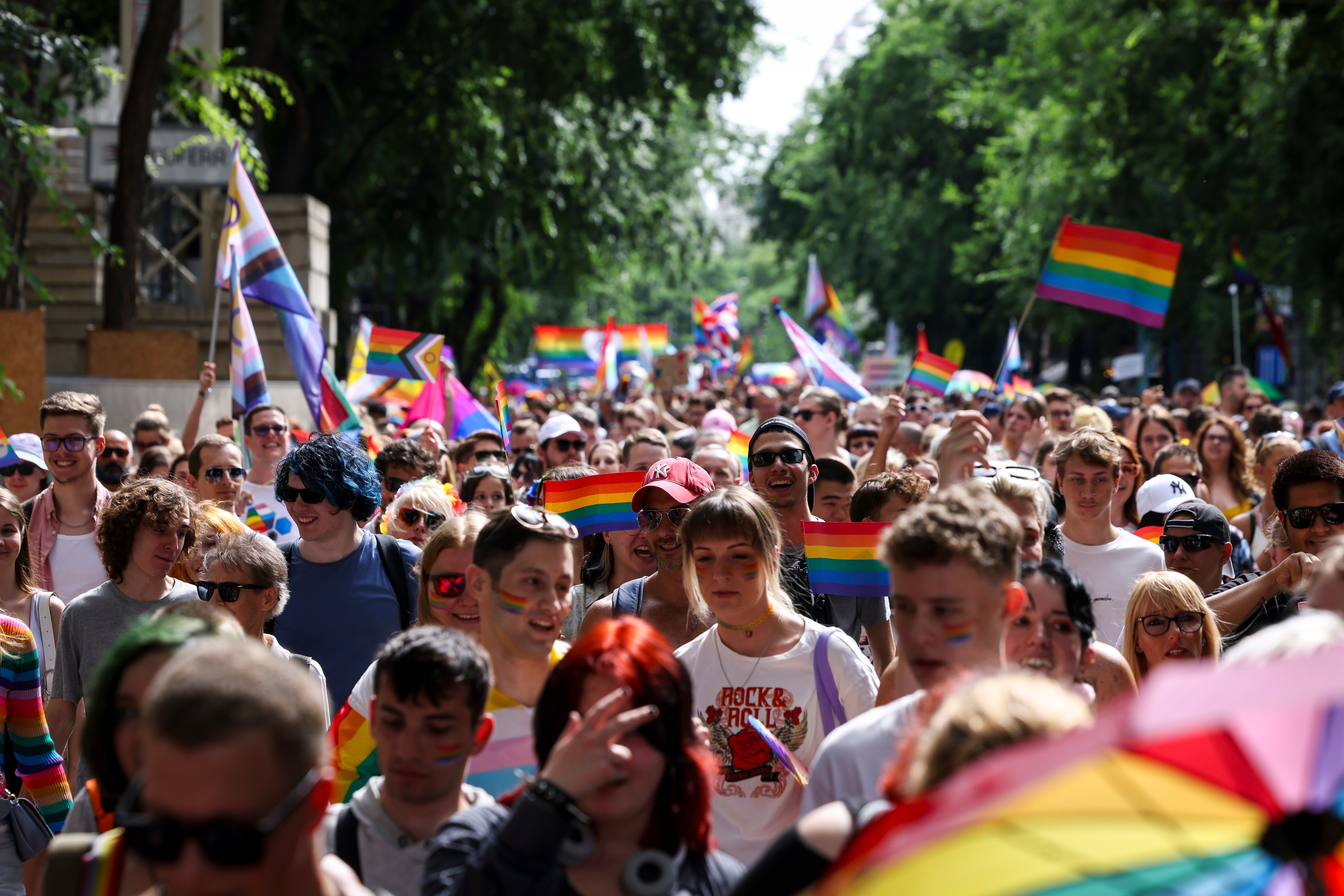 Hungary’s parliament, in which Prime Minister Viktor Orban's right-wing Fidesz Party has a big majority, passed legislation in March that created a legal basis for police to ban LGBTQ marches