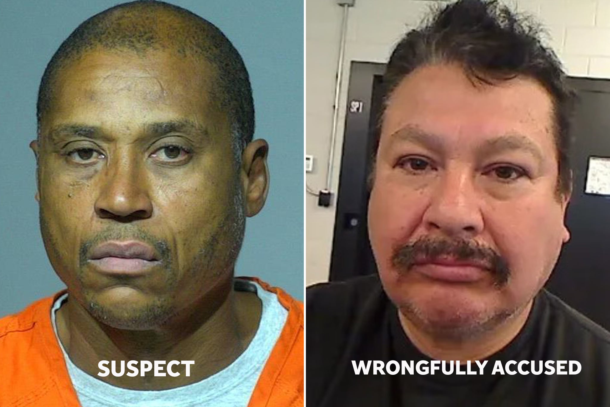 Demetric D. Scott (L) admitted he was behind a plot to get Ramón Morales-Reyes (R) deported so that the migrant couldn’t testify against him in a criminal case. The letters threatened to shoot President Donald Trump ‘in his head.’