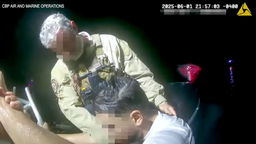 Video and bodycam footage captured the moment three plane crash survivors were rescued off the Florida’s Treasure coast