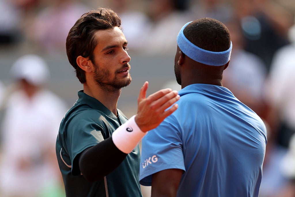 Lorenzo Musetti escapes French Open disqualification after kicking ball at line judge